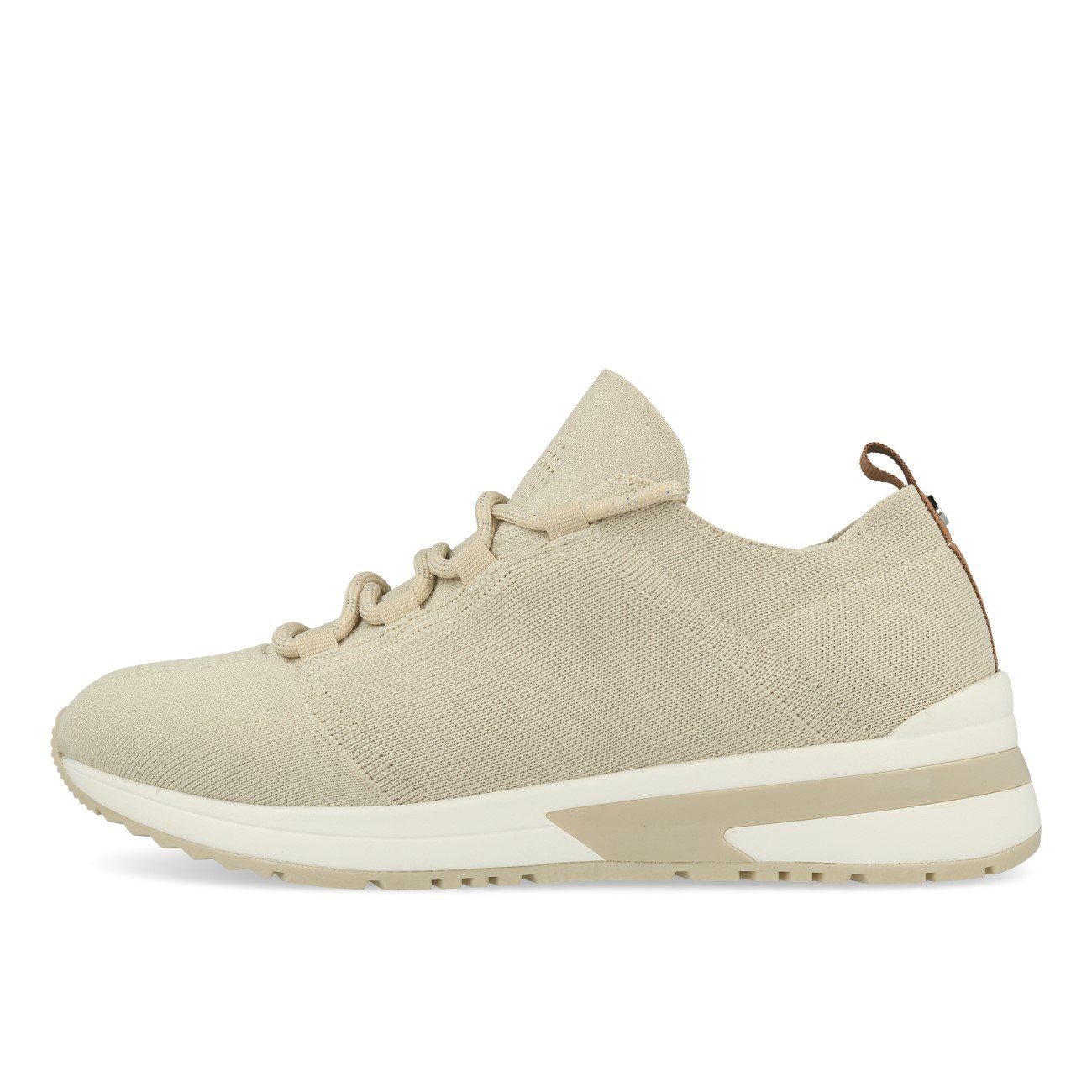 La Strada 2003148 Knitted Damen Sneaker Beige Knitted Sneaker