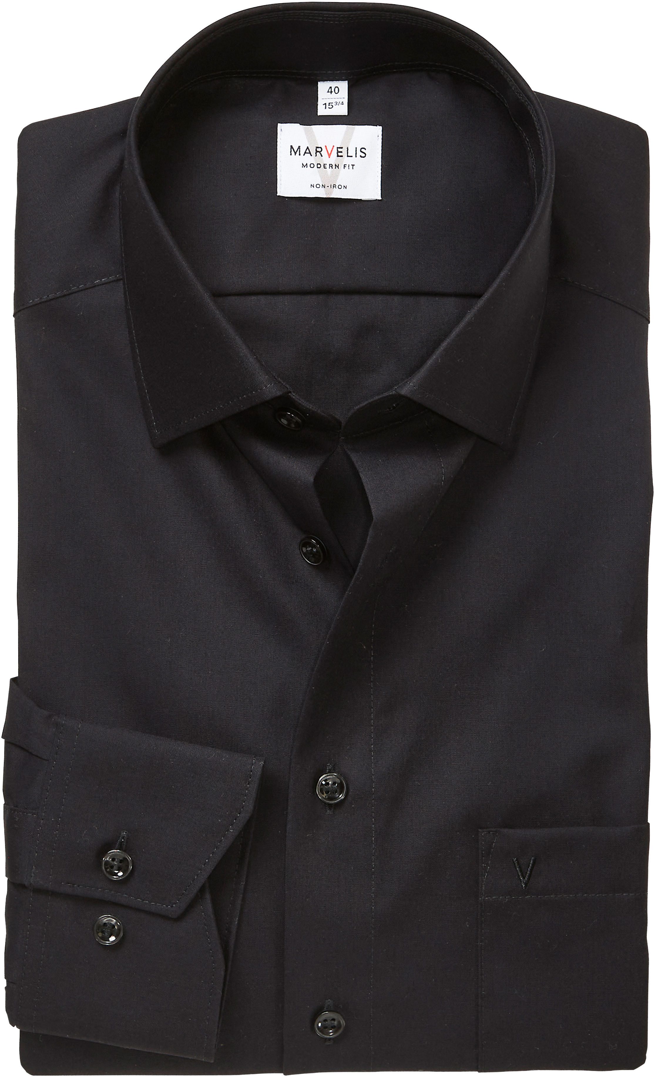 MARVELIS Langarmhemd modern fit, Businesshemd, bügelfrei, günstig online kaufen