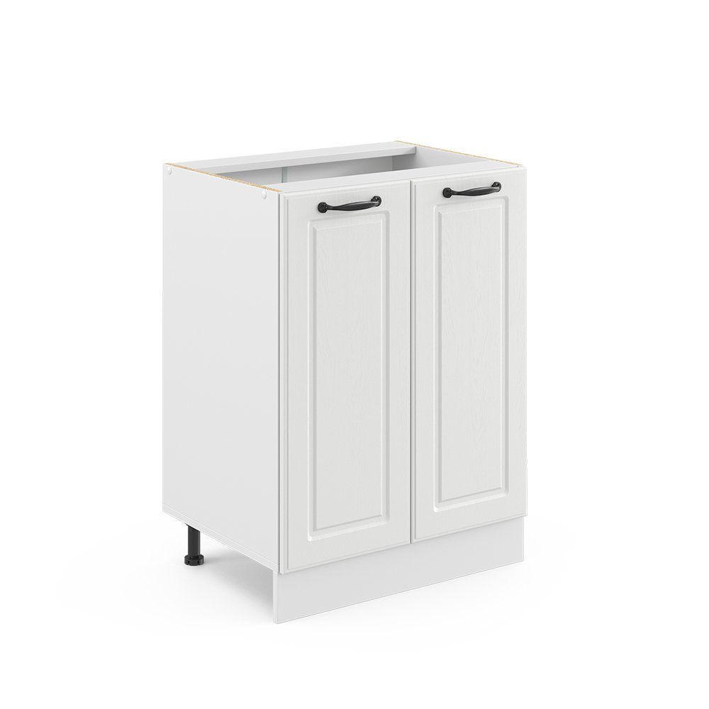 Vicco Unterschrank R-Line, Weiß Landhaus/Weiß, 60 cm ohne Arbeitsplatte (1-St)
