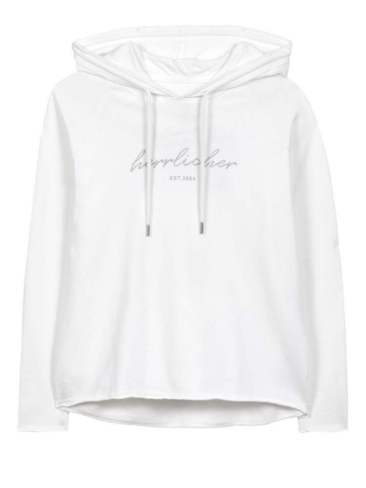 Herrlicher Kapuzensweatshirt Anniston, Abgerundeter Saum, Offene Kanten  Design