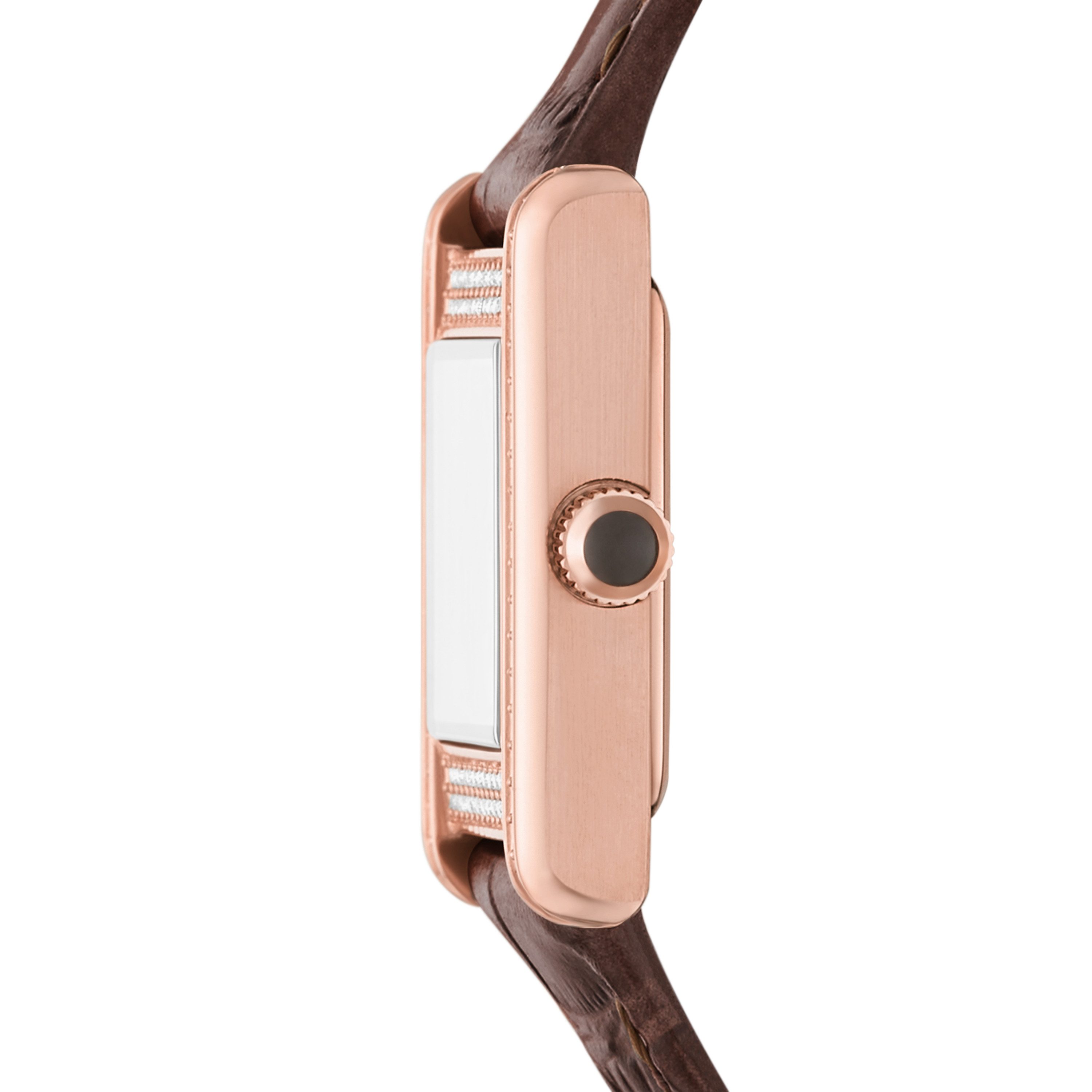 Emporio Armani Quarzuhr AR80083SET, (Set, 2-tlg., mit Lederarmband), Armbanduhr, Damenuhr, Lederarmband, Ideal auch als Geschenk, analog