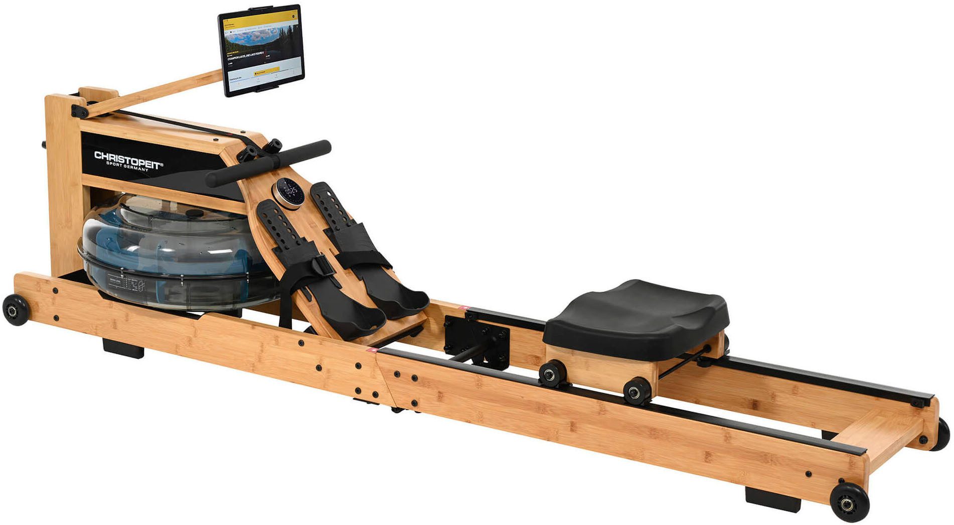 Christopeit Sport® Rudergerät Wasserrudergerät Colorado (120 kg max. Benutzergewicht, Sport), Rudermaschine, klappbar