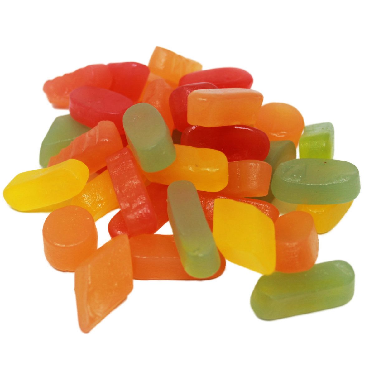 Fruchtgummi Bären & Co. Süßigkeit, Weingummi zuckerfrei Mischung mit Fruchtgeschmack 4fach sortiert 300g