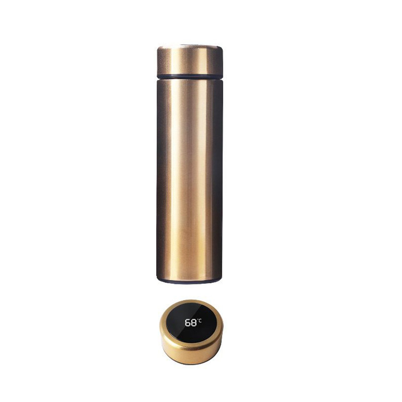 HAC24 Isolierflasche Thermoflasche Isolierflasche Kaffeebecher, mit LED-Touch-Display 450 ml