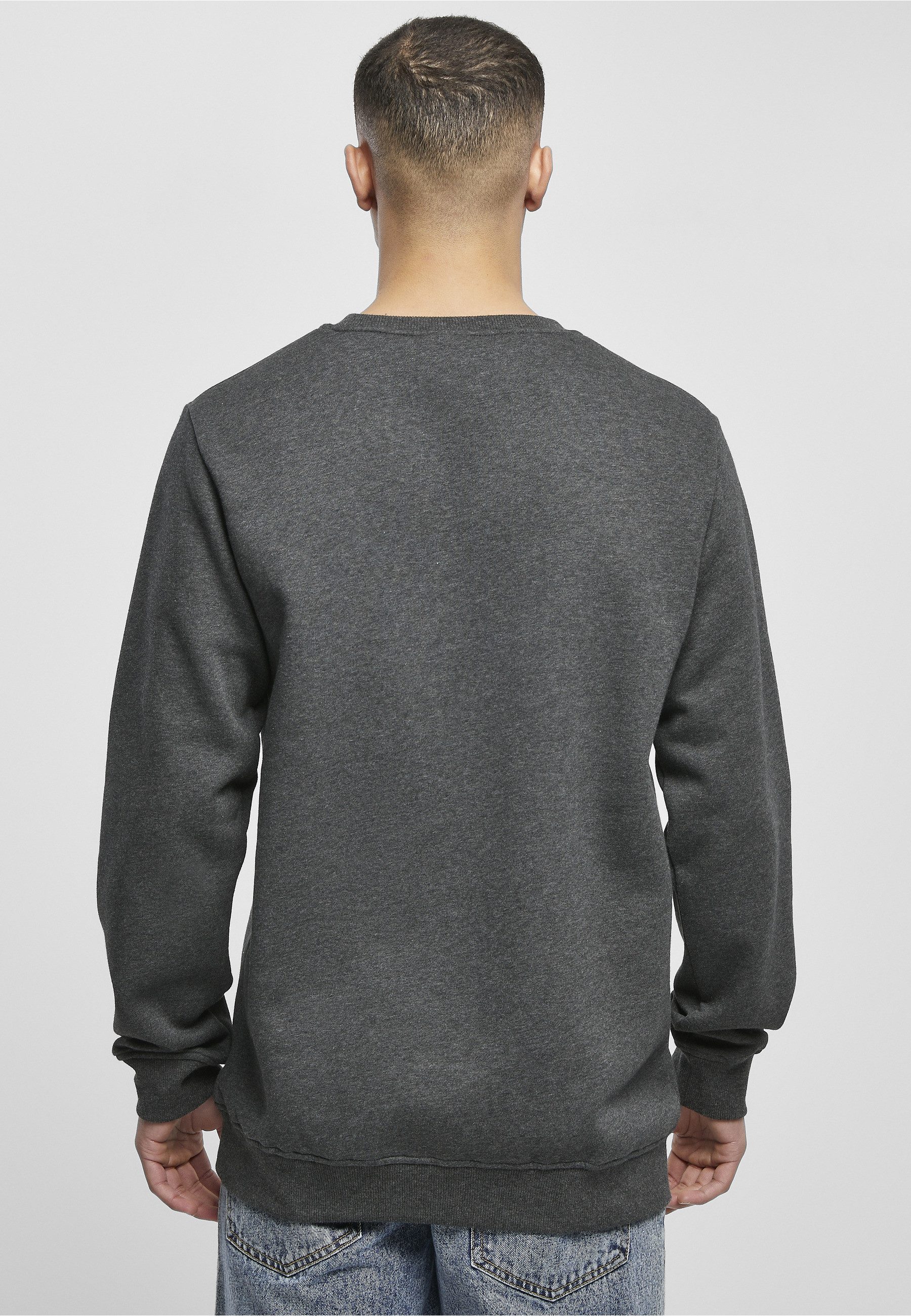 URBAN CLASSICS Rundhalspullover Urban Classics Herren Basic Terry Crew (1-tlg)