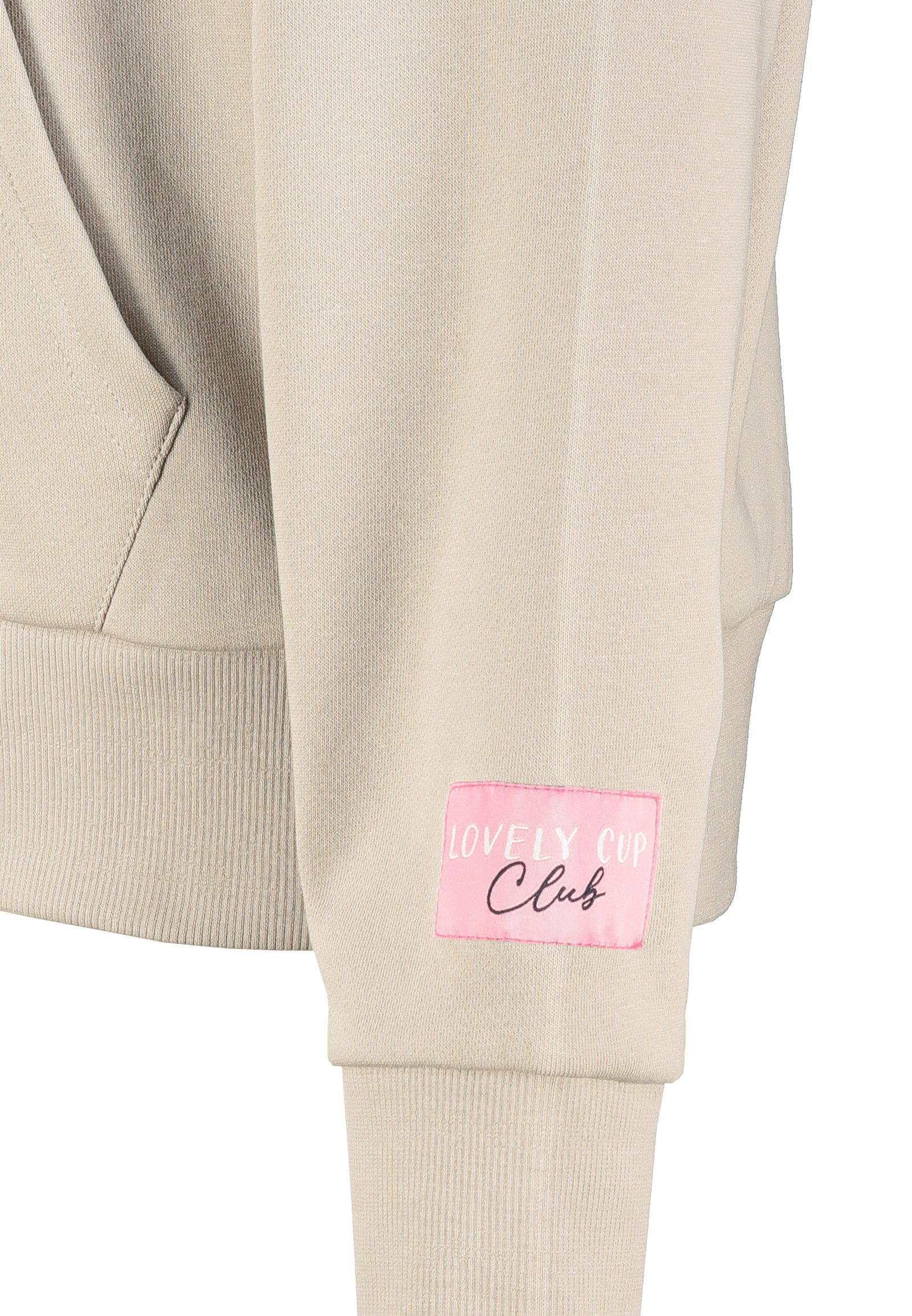 SUBLEVEL Hoodie Kaffee-Motivprint Elastikbündchen Kapuze für Damen (1-tlg) Rundhalsausschnitt, Grafikprint, Normale Passform, Kängurutasche – Bild 4 von 5