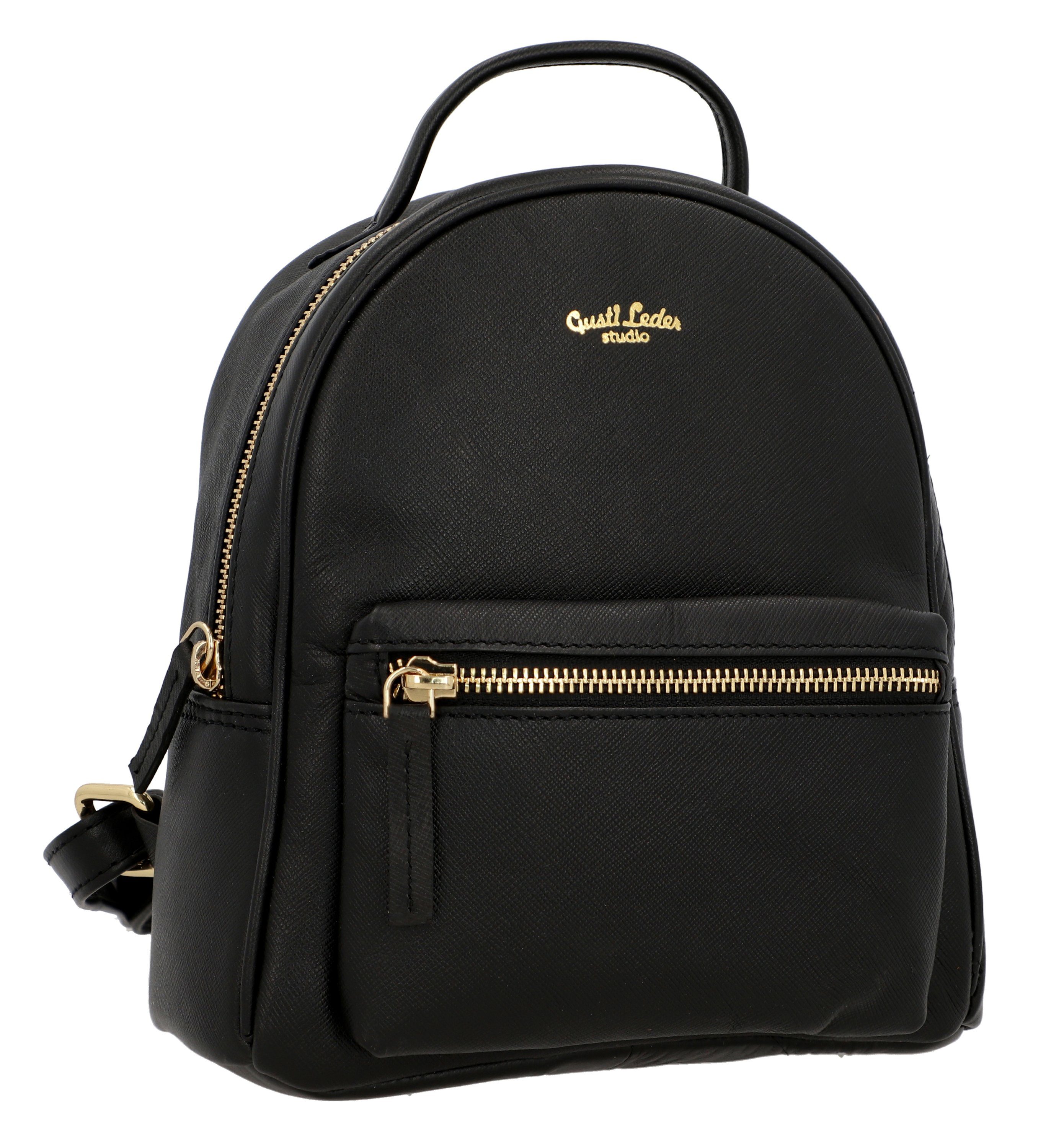 bestbewertet Gusti Leder Cityrucksack Wendy Schwarz