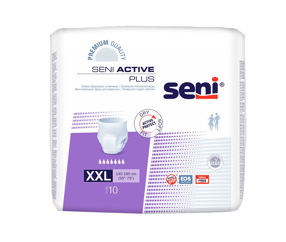 seni Inkontinenz-Pants Seni Active Plus 6x 10 Stück, XXL Gr.