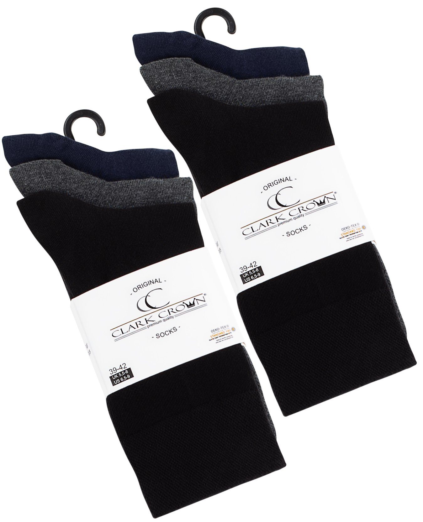 Clark Crown® Socken (6-Paar) in angenehmer Baumwollqualität