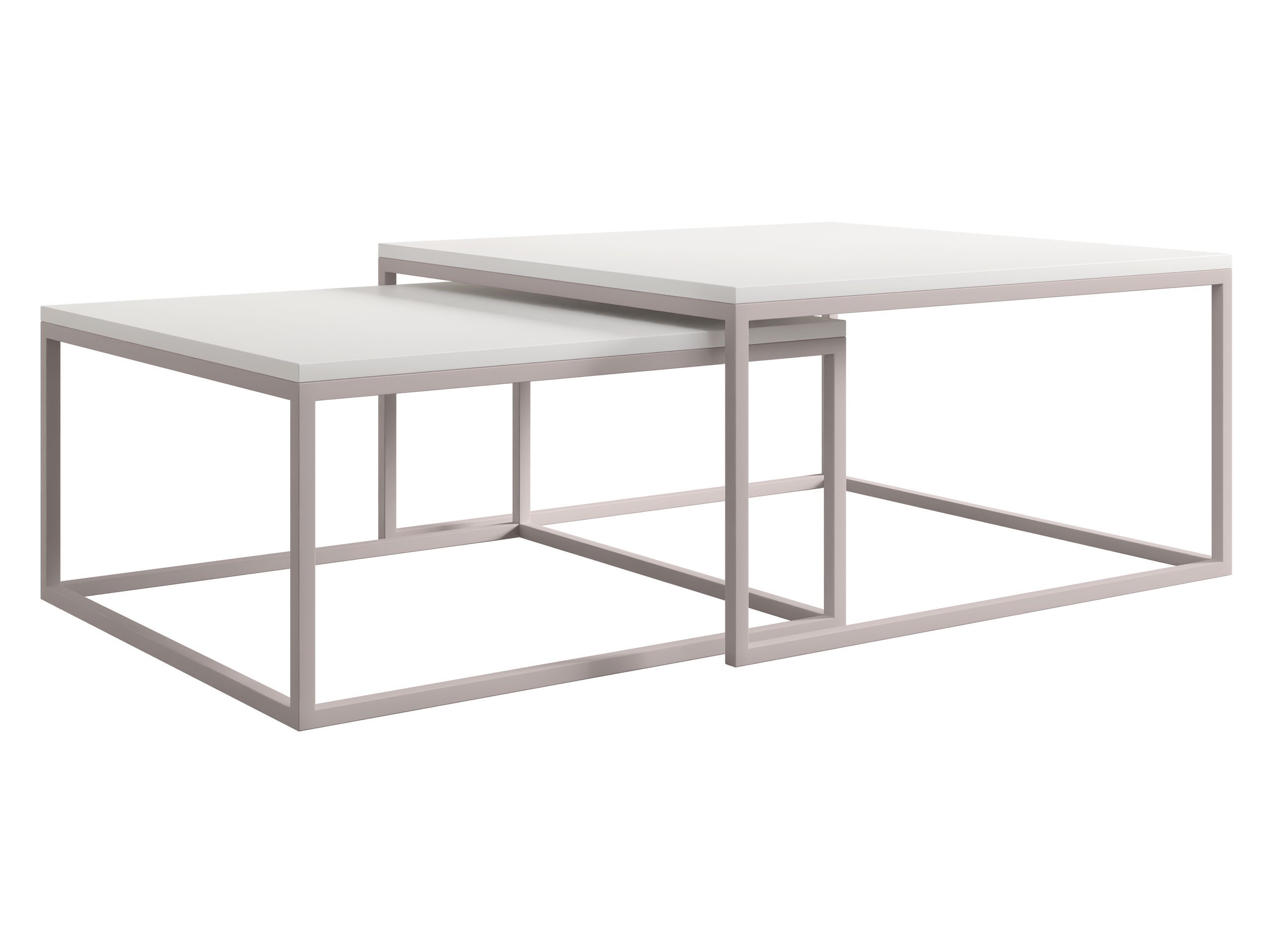 MIRJAN24 Couchtisch Dual Cashmere (2er-Set), Cashmere günstig online kaufen