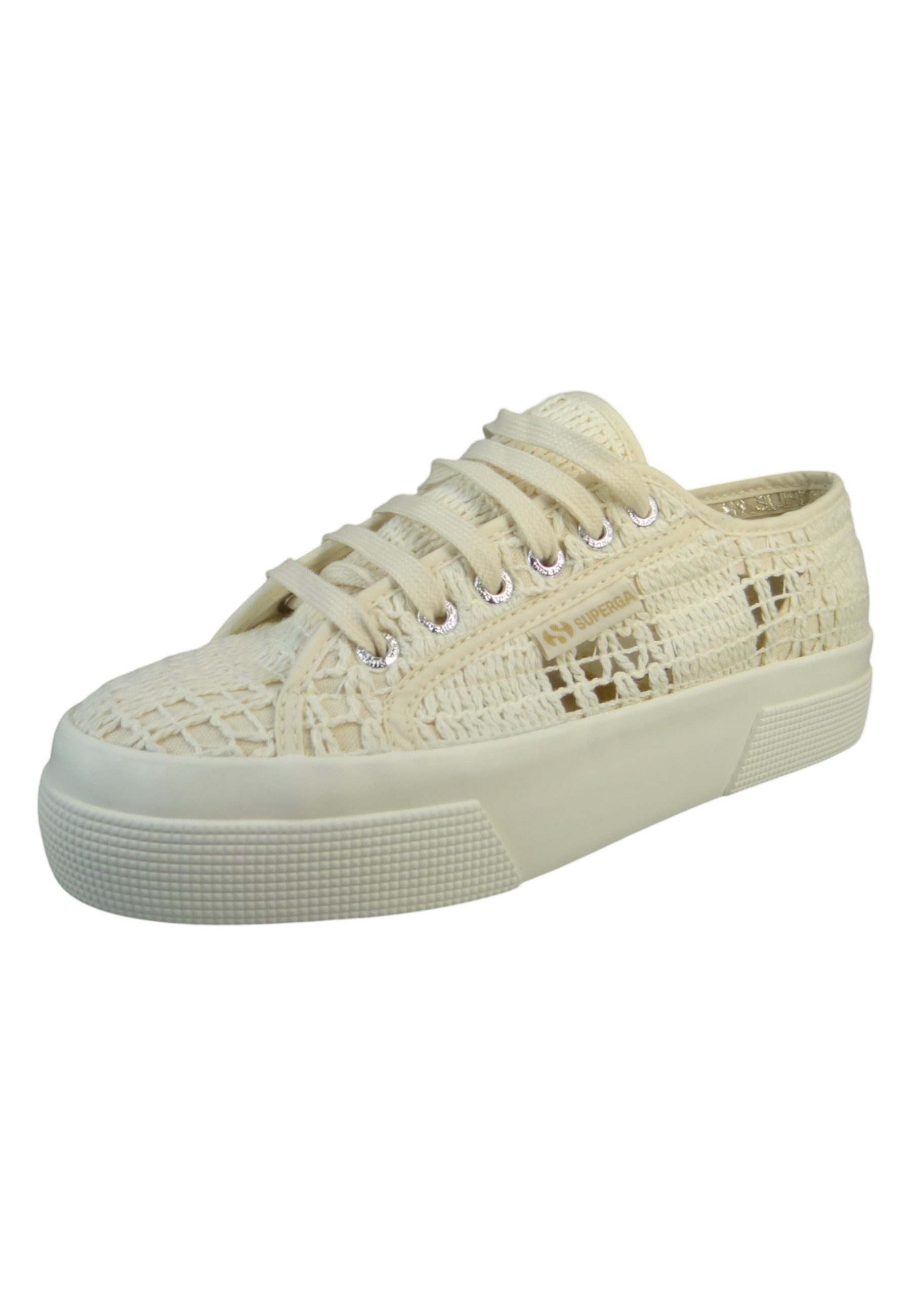 Superga S61448W A0N Beige Raw Braid Favorio Sneaker