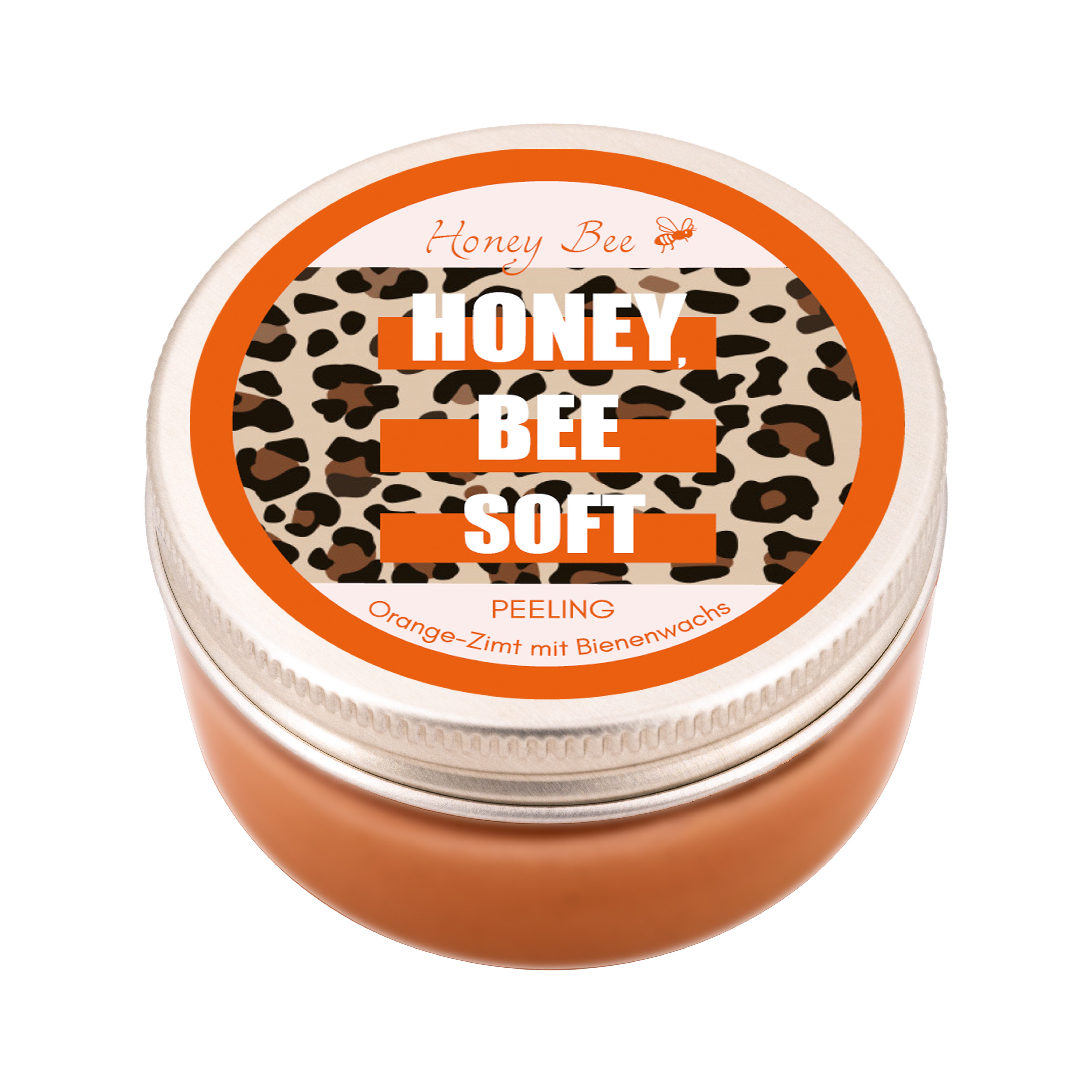 Matica Cosmetics Körperpeeling HONEY, BEE SOFT Orange-Zimt 100ml, 1-tlg., Frei von synthetischen Duftstoffen