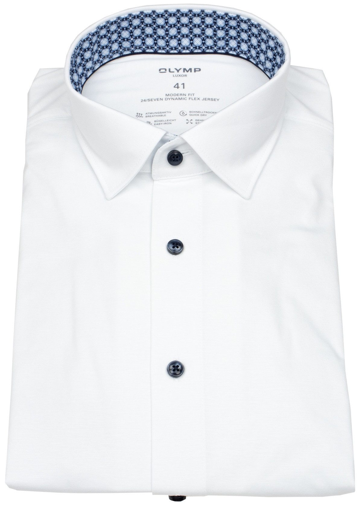 OLYMP Businesshemd Modern Fit leicht tailliert Kentkragen günstig online kaufen