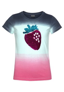 KIDSWORLD T-Shirt mit Wendepailletten & Farbverlauf