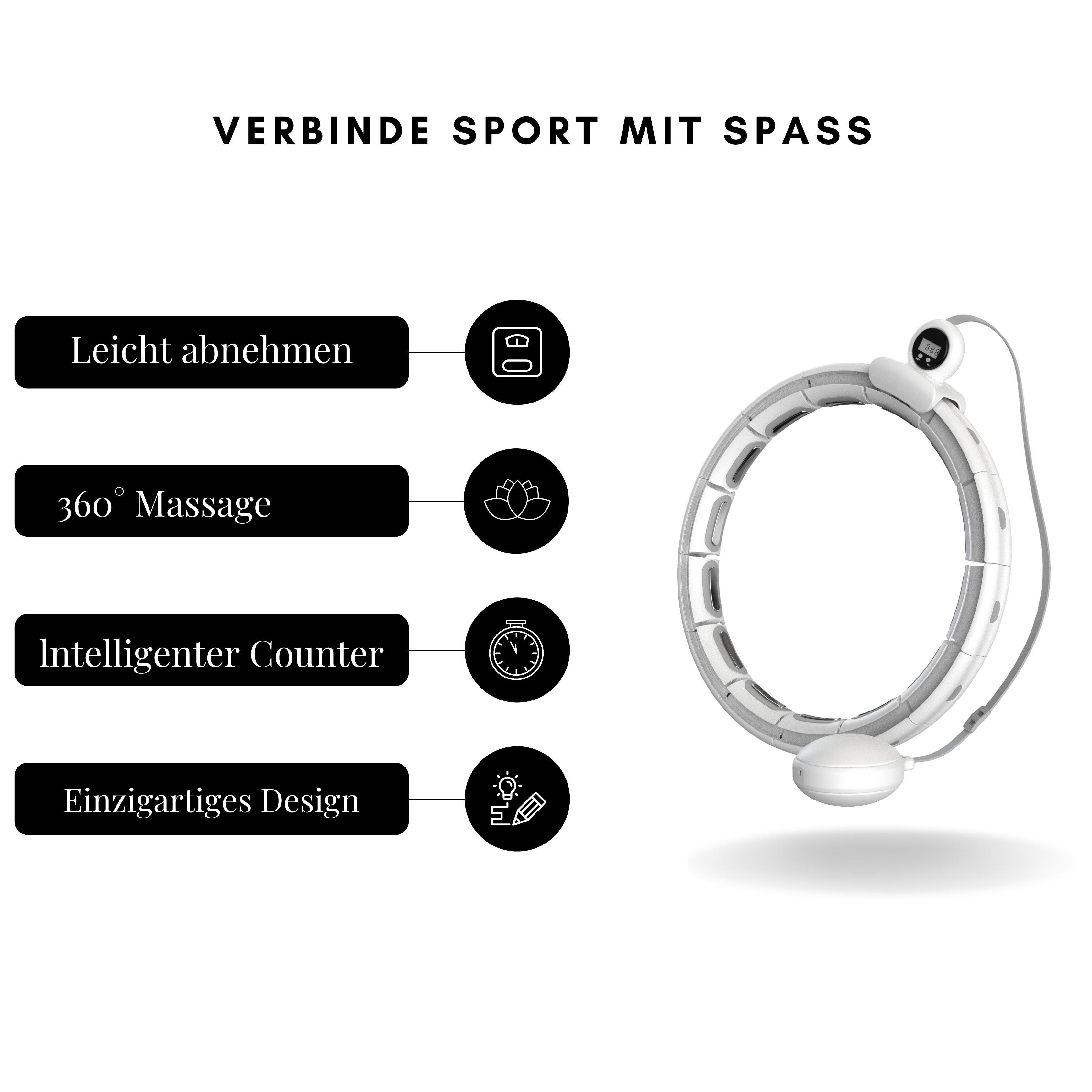 Ring Hula Hula-Hoop-Reifen Vivre-Fit Smart Vivre-Fitness