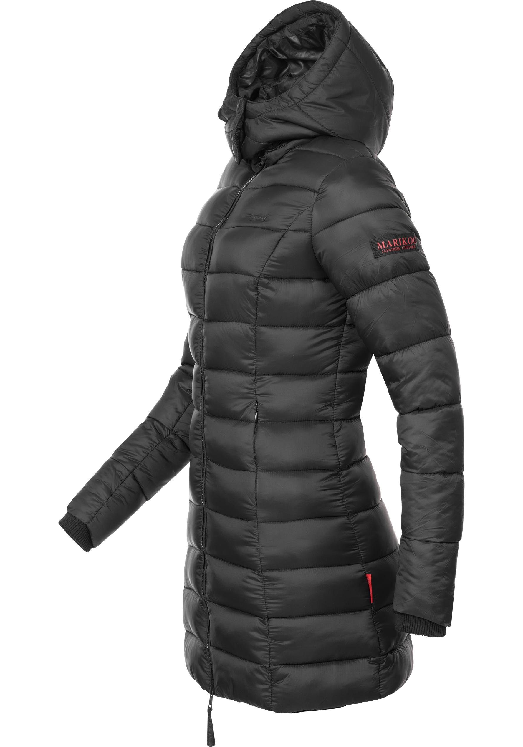 Marikoo Steppmantel Abendsternchen zeitloser Wintermantel mit schmaler Steppung