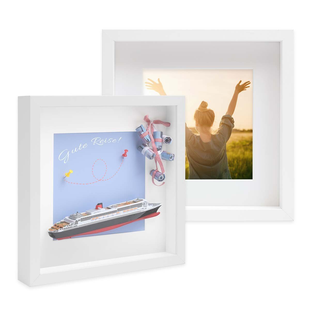PHOTOLINI Bilderrahmen 2er Set 3D-Rahmen mit günstig online kaufen