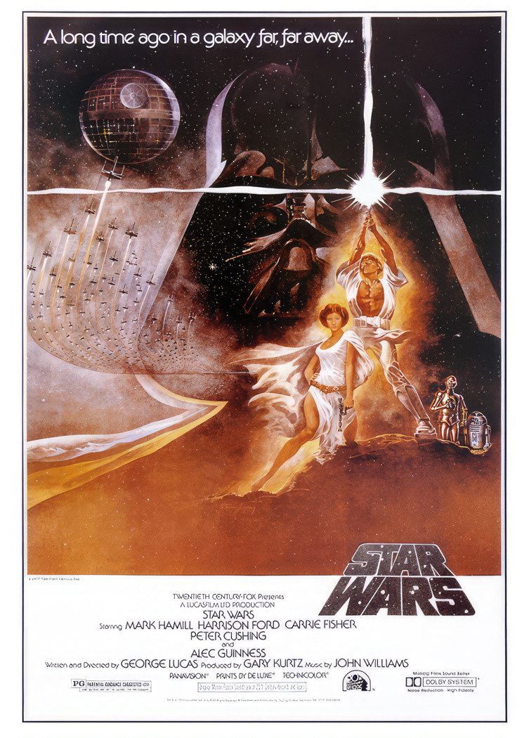 Star Wars Poster Star Wars Poster 68,5 x 101,5 cm
