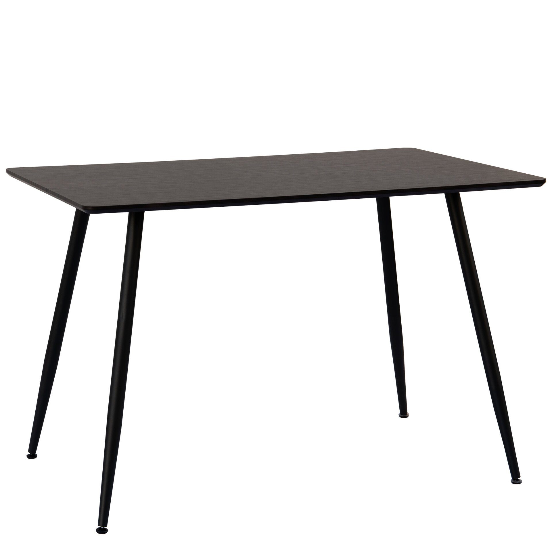 Danelia, Metallrahmeт Esstisch Tisch Esstisch Dunkelbraun TRISENS Esszimmertisch 115x75 MDF Küchentisch