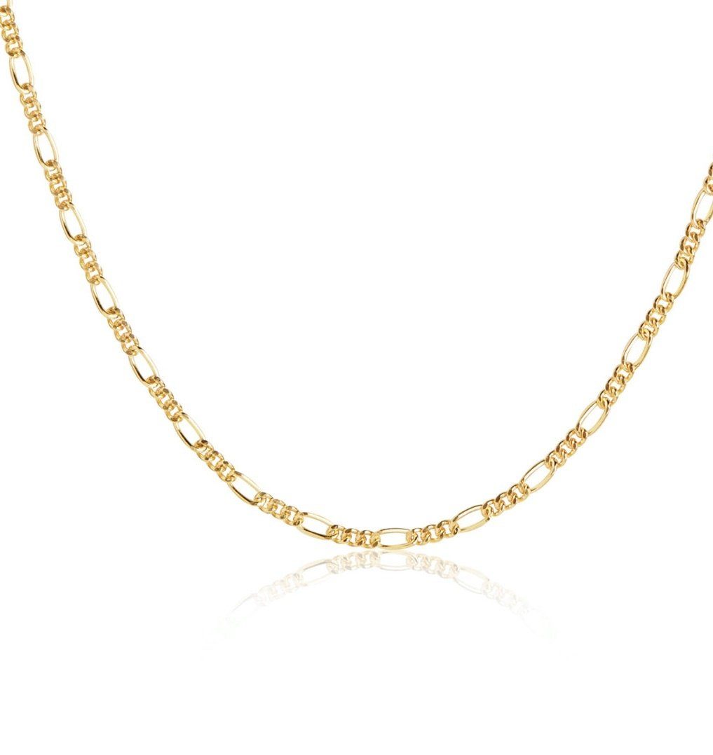 Sif Jakobs Jewellery Gliederkette Sif Jakobs Halskette 18 K Vergoldet, 925 Sterling Silber 18 K vergoldet