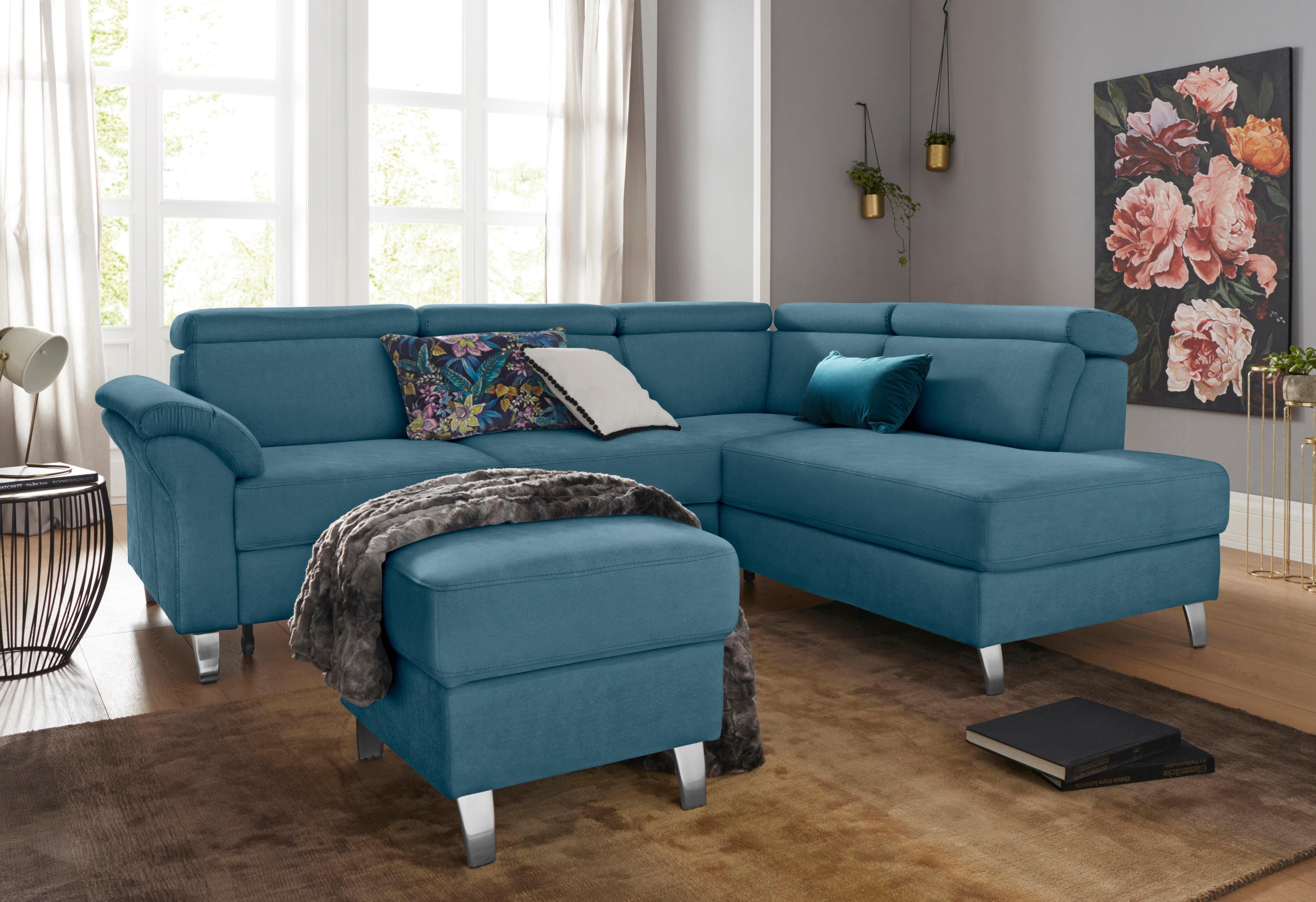 sit&more Ecksofa Arngast L-Form, inklusive Kopfteilverstellung günstig online kaufen