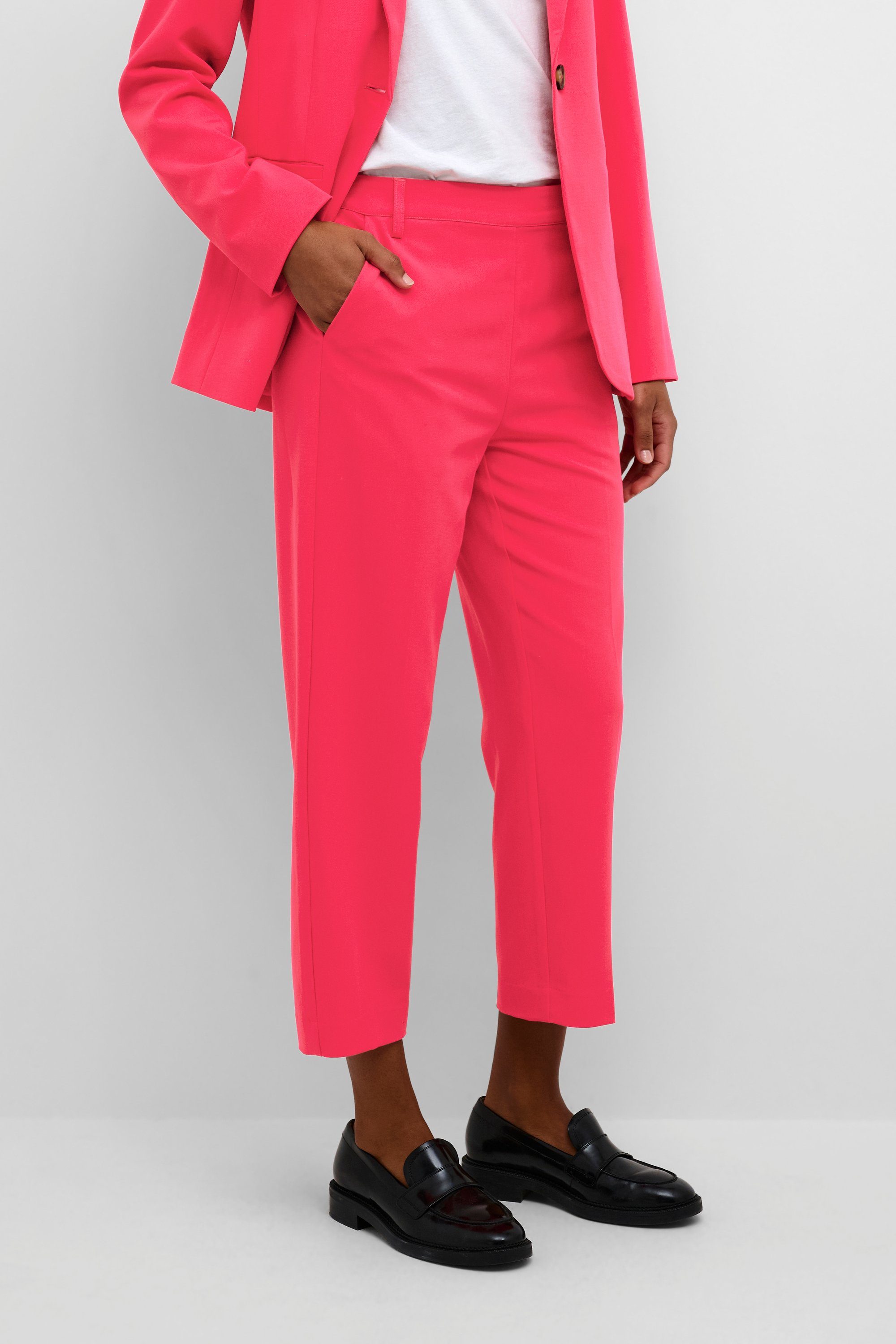 Pants KAsakura Suiting KAFFE Anzughose Pink Virtual