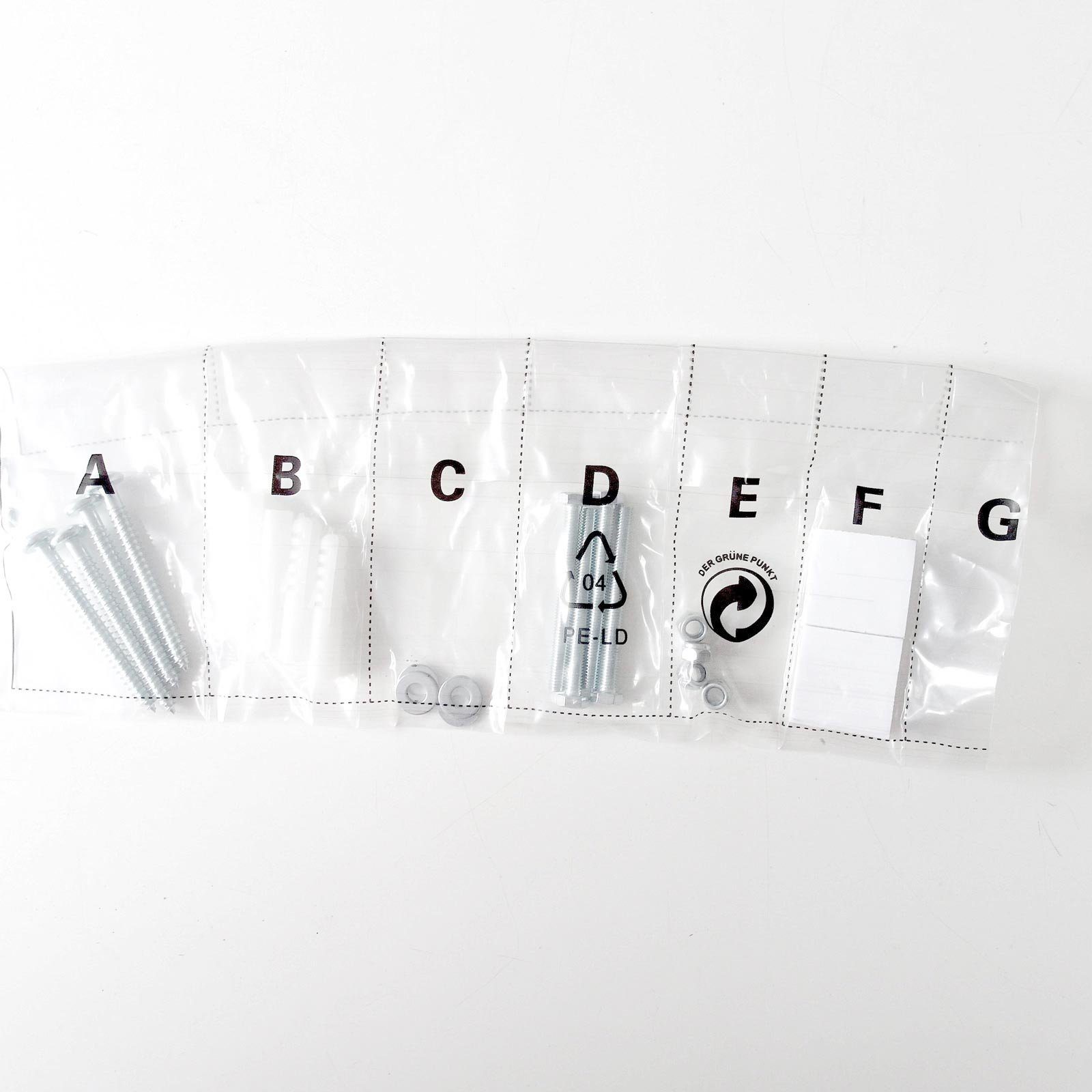 Drall Instruments Mikrowellen-Wandhalterung H76WK, (2-tlg., aufklebbare Gummistopper)