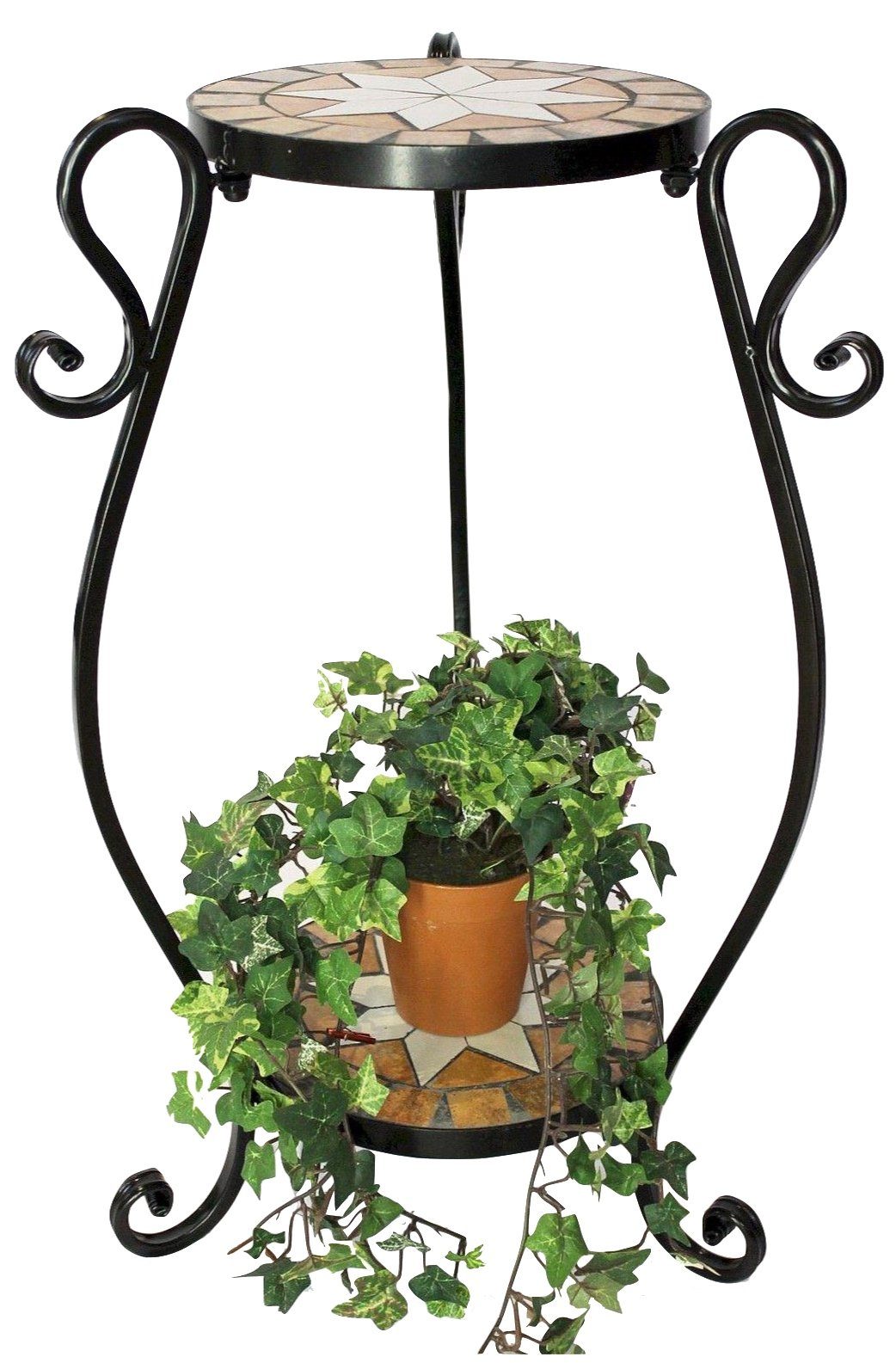 DanDiBo Blumenhocker Mosaik Rund 61 cm Blumenständer 12019 Beistelltisch Pf günstig online kaufen