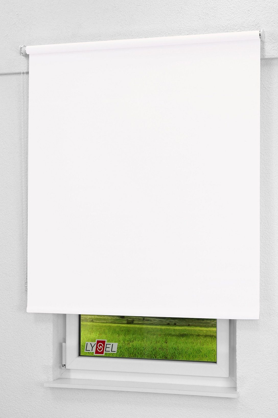 Verdunklungsrollo Qualitätsrollo abdunkelnd, LYSEL®, abdunkelnd, HxB 190x43cm