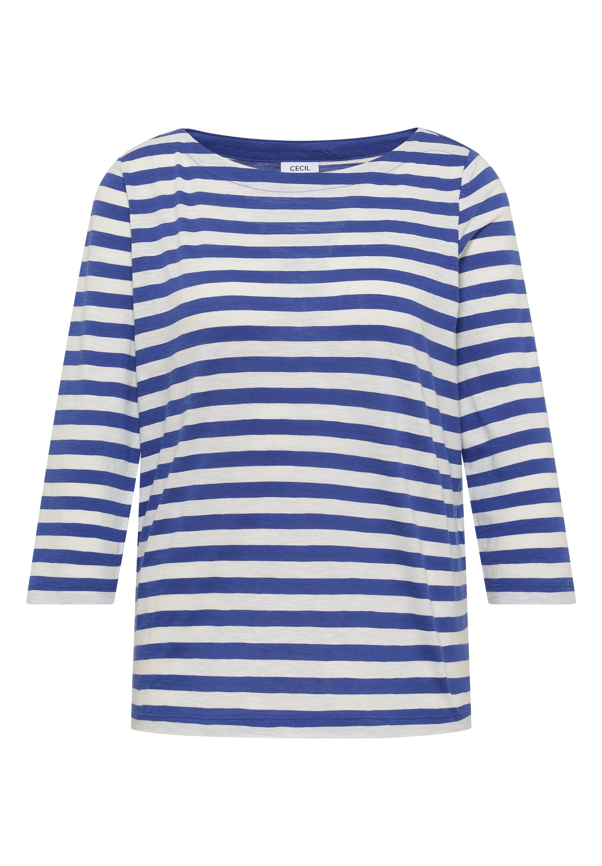 CECIL 3/4-Arm-Shirt aus reiner Baumwolle – Bild 4 von 5