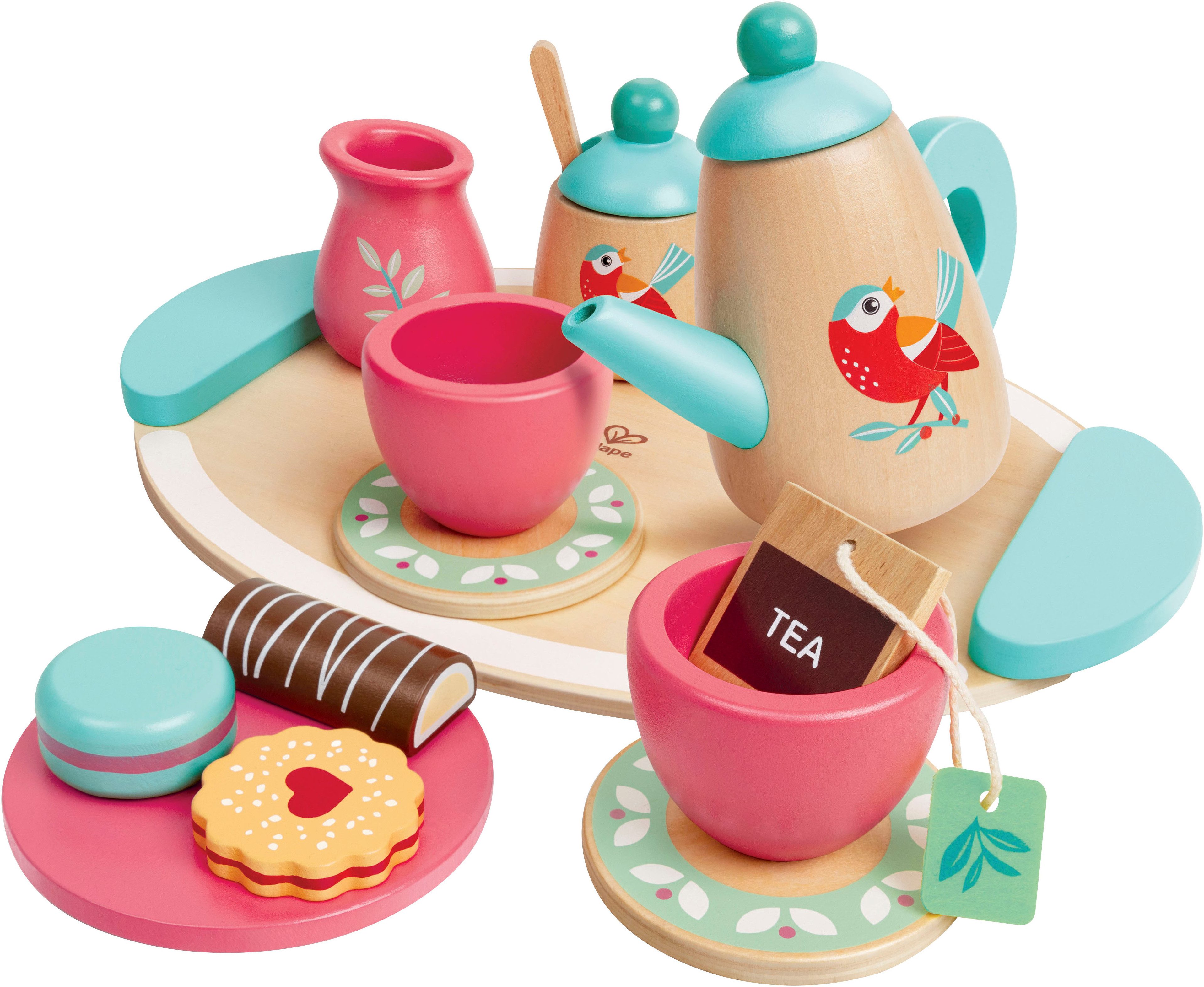 Hape Spielgeschirr Kinder-Teeservice, aus Holz günstig online kaufen