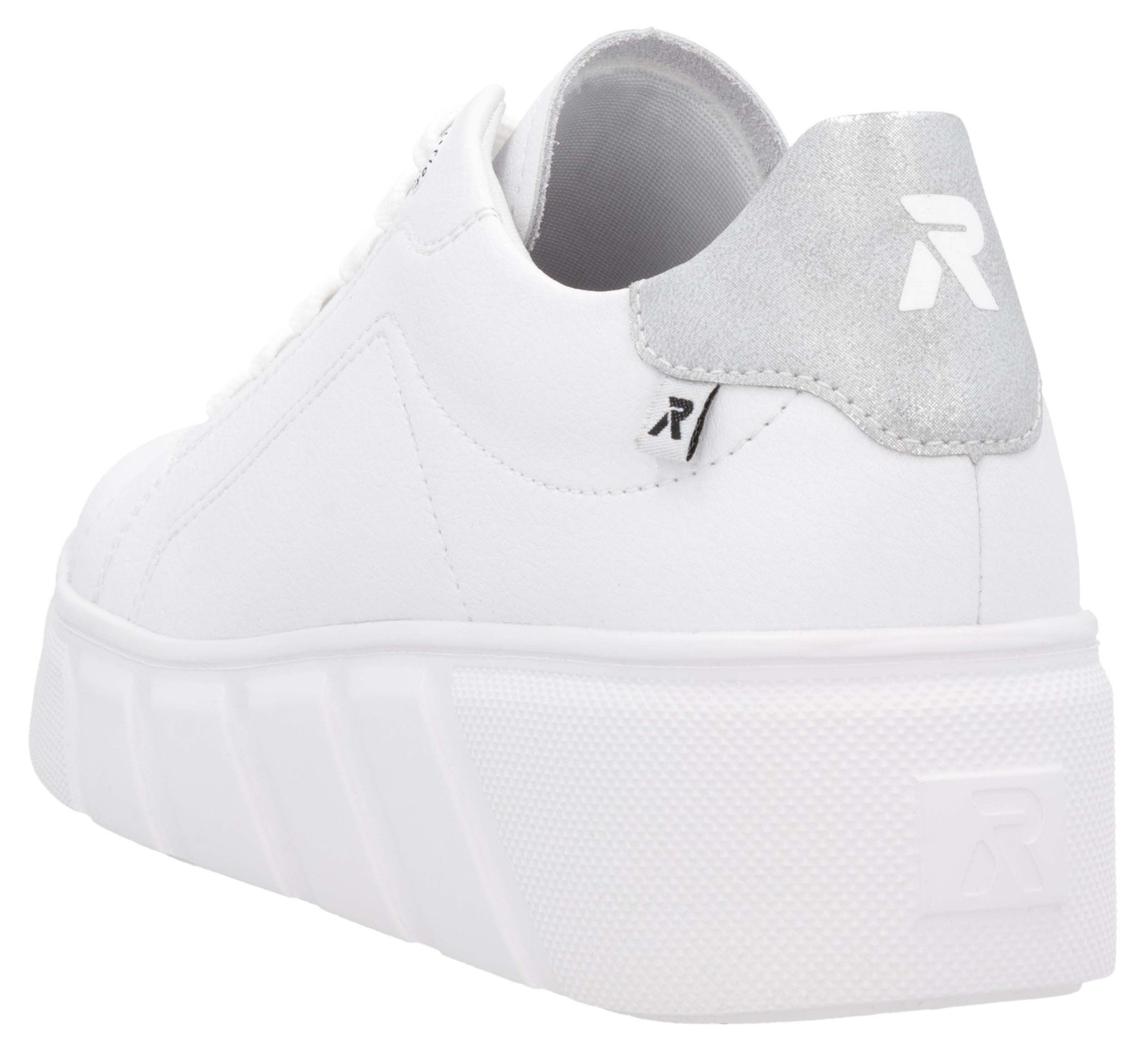 RIEKER Sport Plateausneaker Schnürschuh, Freizeitschuh, Halbschuh günstig online kaufen