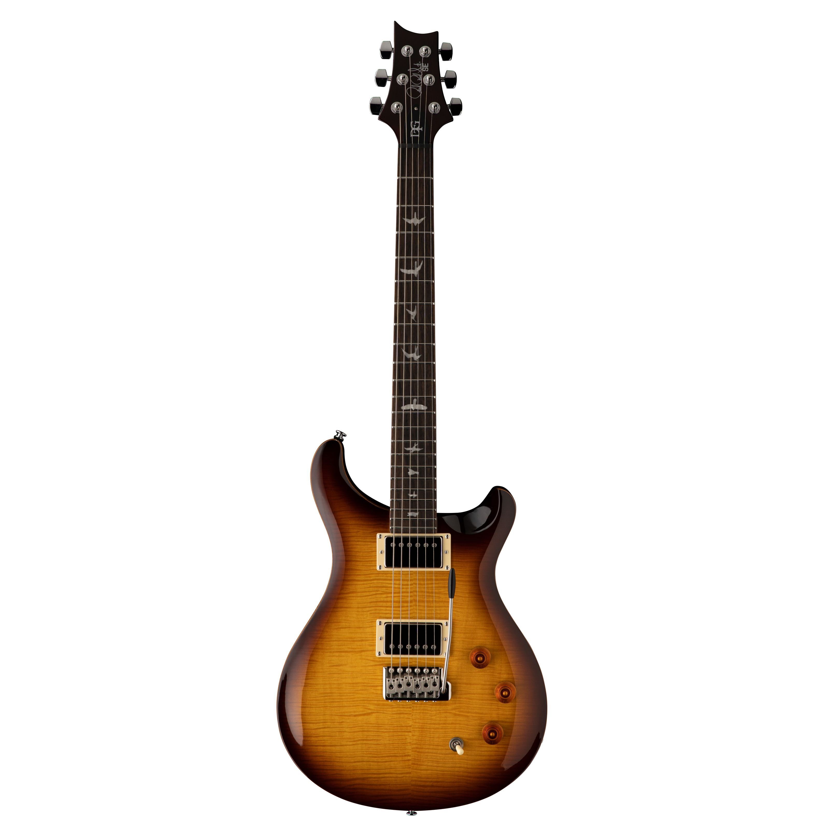 PRS E-Gitarre, E-Gitarren, PRS-Modelle, SE DGT Birds McCarty Tobacco Sunburst - E-Gitarre