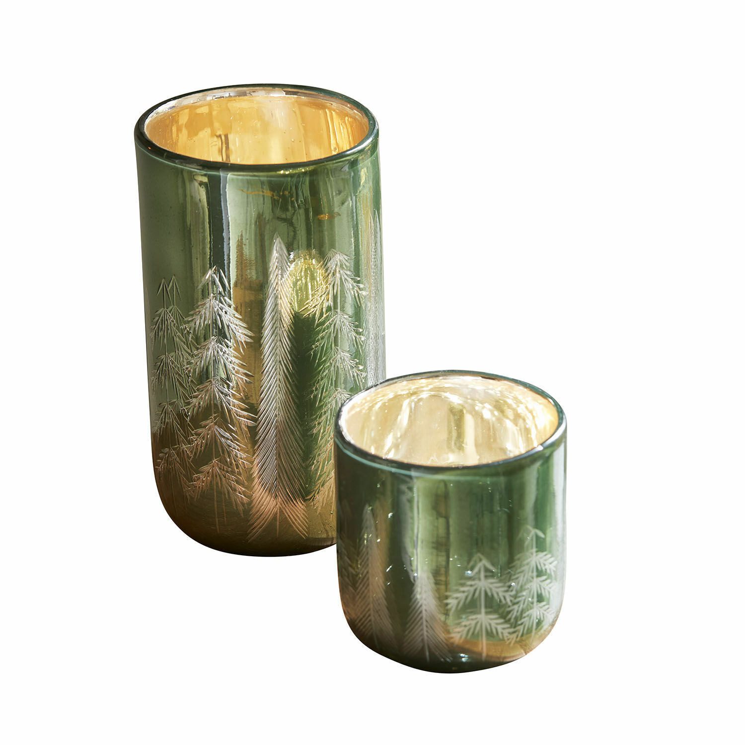 Mirabeau Windlicht Windlicht 2er Harifaz grün (kein Set, kein Set) günstig online kaufen