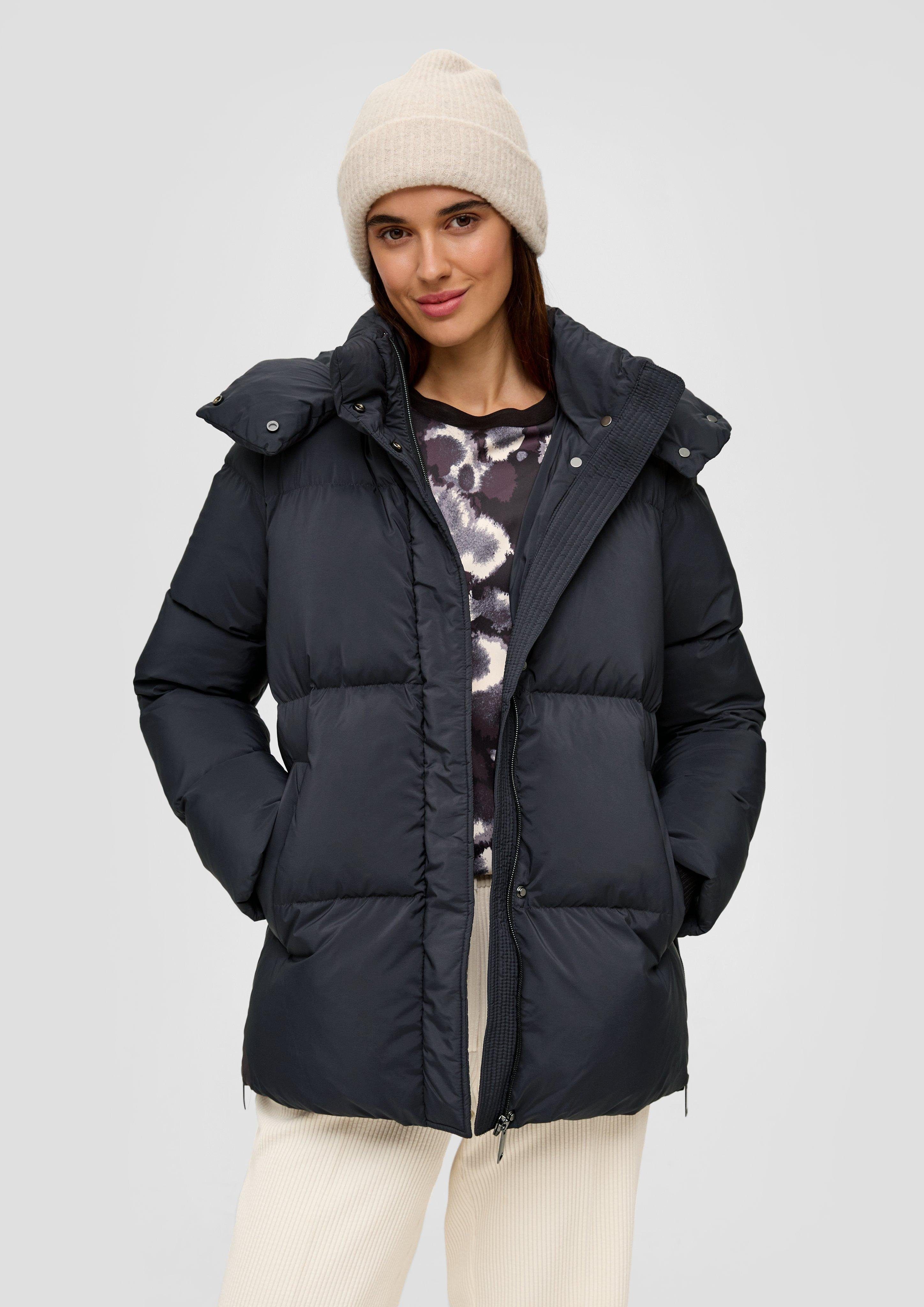 s.Oliver BLACK LABEL Funktionsjacke Daunenjacke mit Steppung