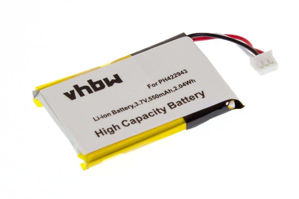vhbw kompatibel mit Philips S9A, S9A/34, S9A/38, S9H Akku Li-Ion 550 mAh (3,7 V)