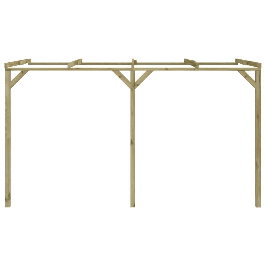 vidaXL Pergola Terrassen-Pergola 2x4x2,2 m Holz, BxTxH: 200x400x220 cm, (1-tlg)