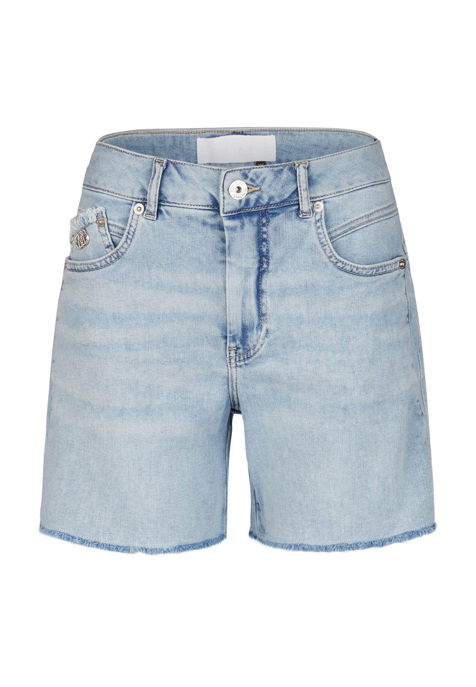 MARC AUREL Shorts mit Fransen