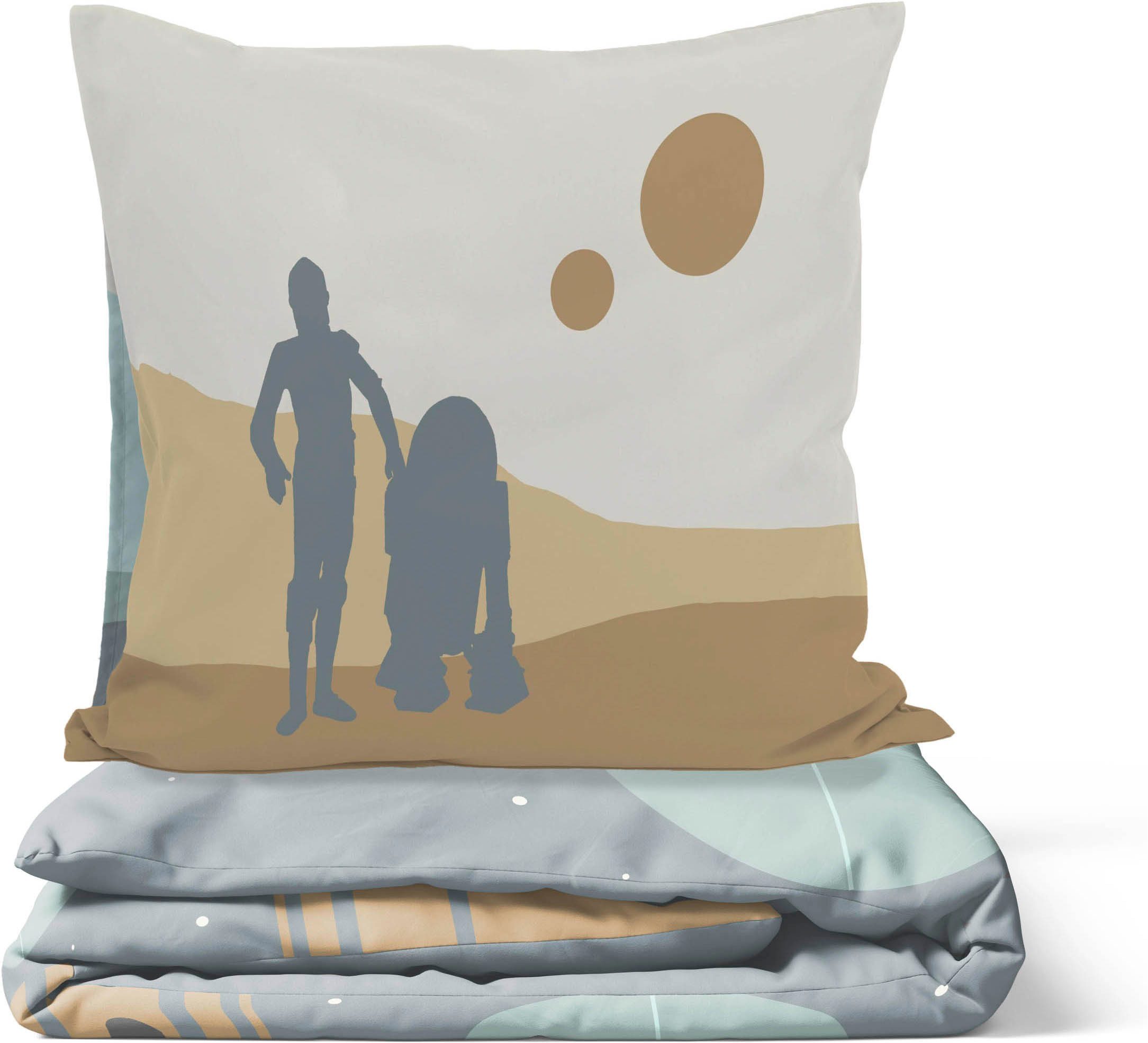 Star Wars Kinderbettwäsche Star Wars Adult Scenic, Linon, 2 teilig, 100% Baumwolle – Bild 5 von 5