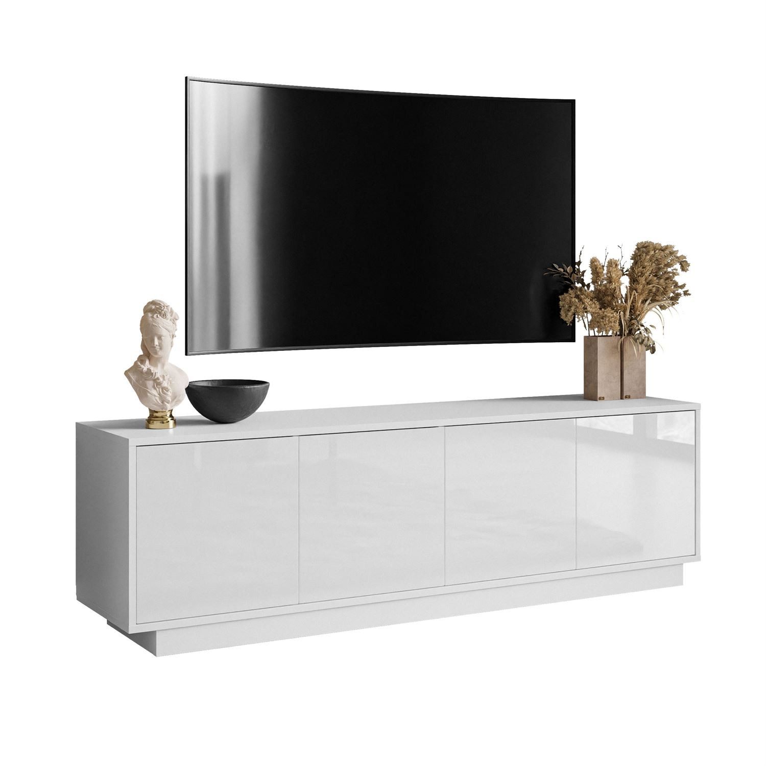 Lookway TV-Schrank SANAYI in Weiß Hochglanz günstig online kaufen