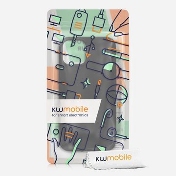 kwmobile Handyhülle Hülle kompatibel mit Apple iPhone 14, magnetische Handyhülle Silikon Case - Cover gummiert