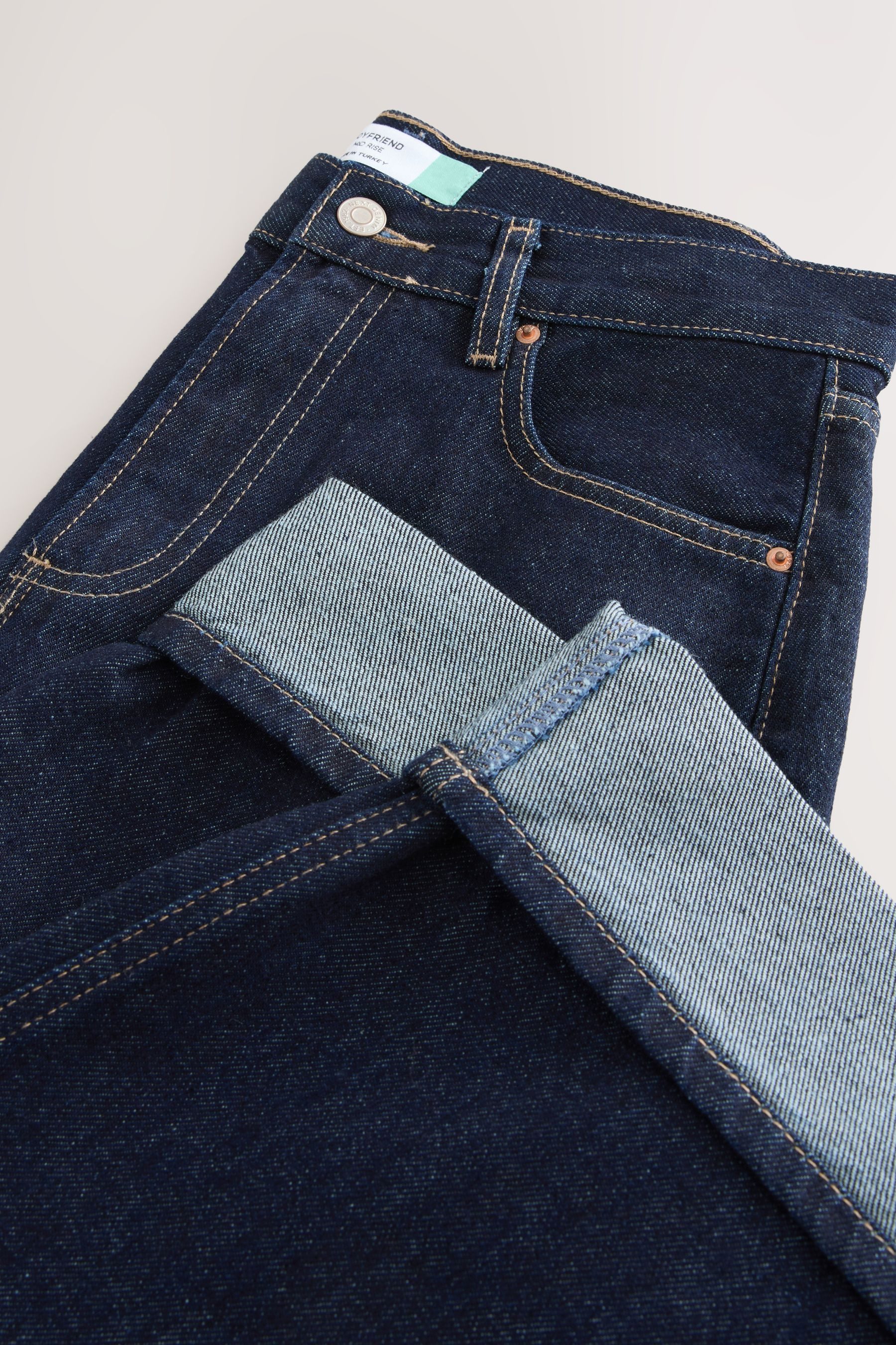 Next Boyfriend-Jeans Boyfriend-Jeans mit Umschlag (1-tlg) günstig online kaufen
