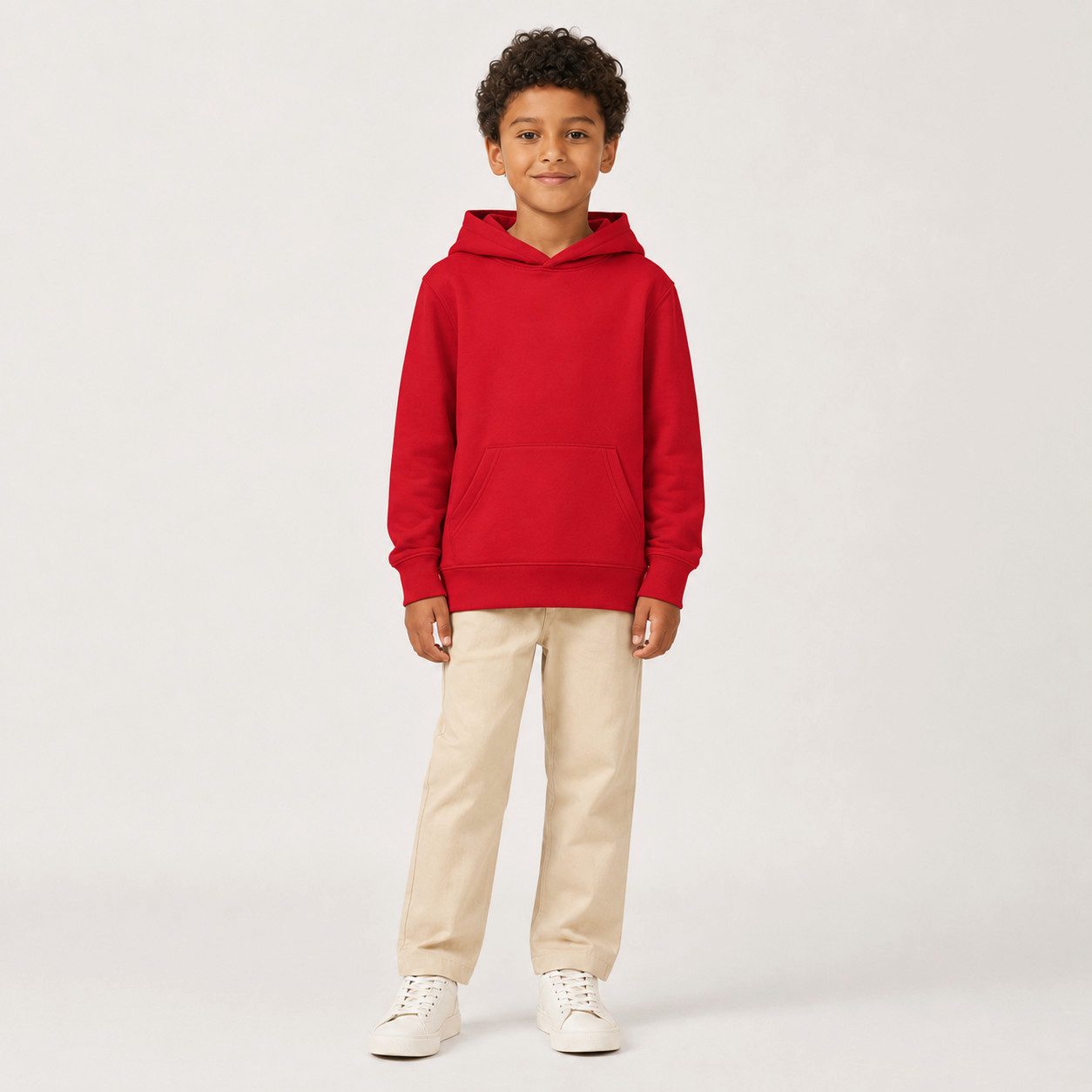 Sitztgut Hoodie Kinder Hoodie aus Bio-Baumwolle (1-tlg) Doppellagige Kapuze ohne Kordelzug und Kängurutasche