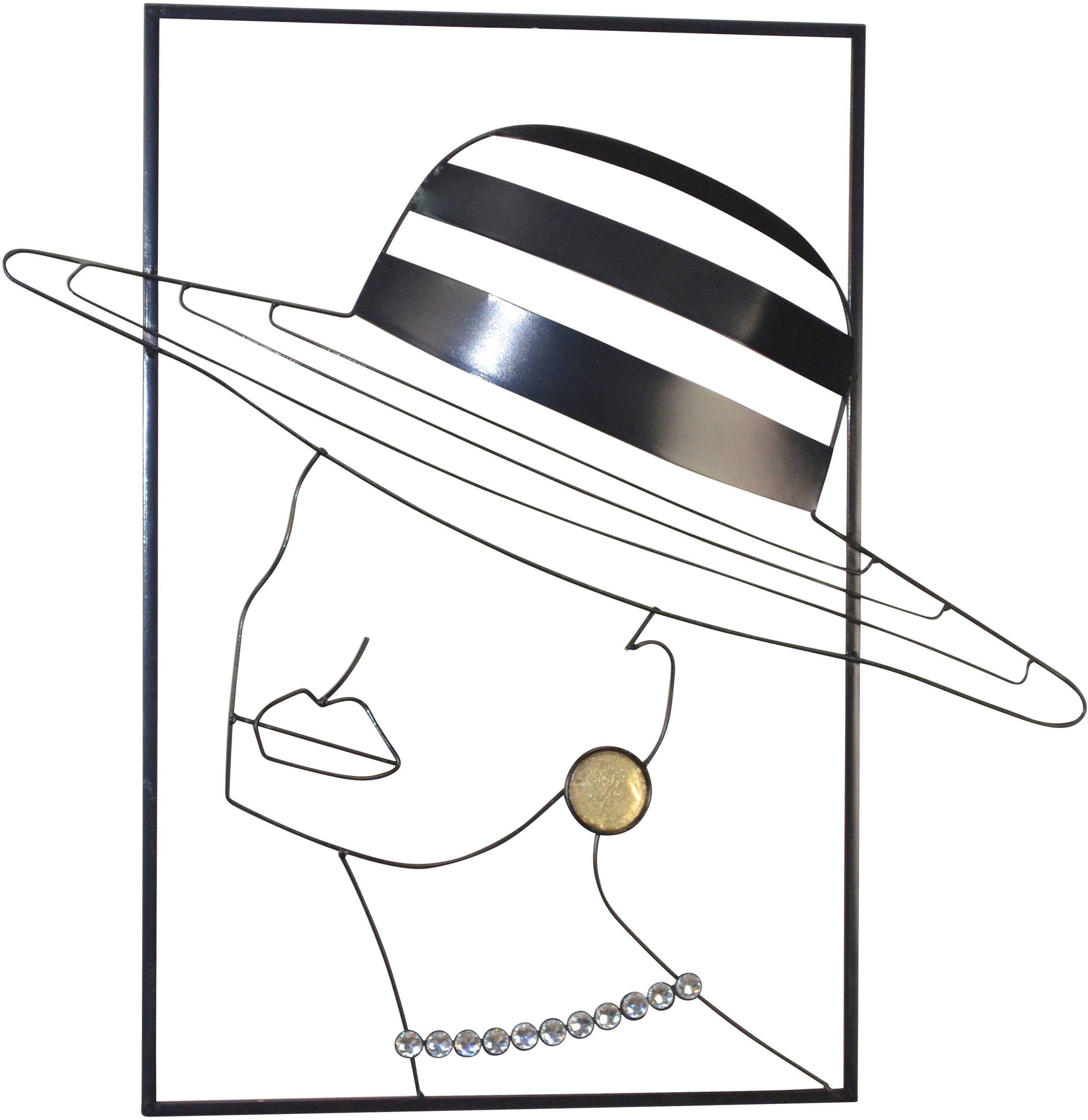 HOFMANN LIVING AND MORE Wanddekoobjekt Wanddekoration (1 St), aus Metall, m günstig online kaufen