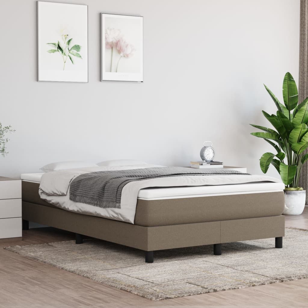 furnicato Bett Bettgestell ohne Matratze Taupe günstig online kaufen