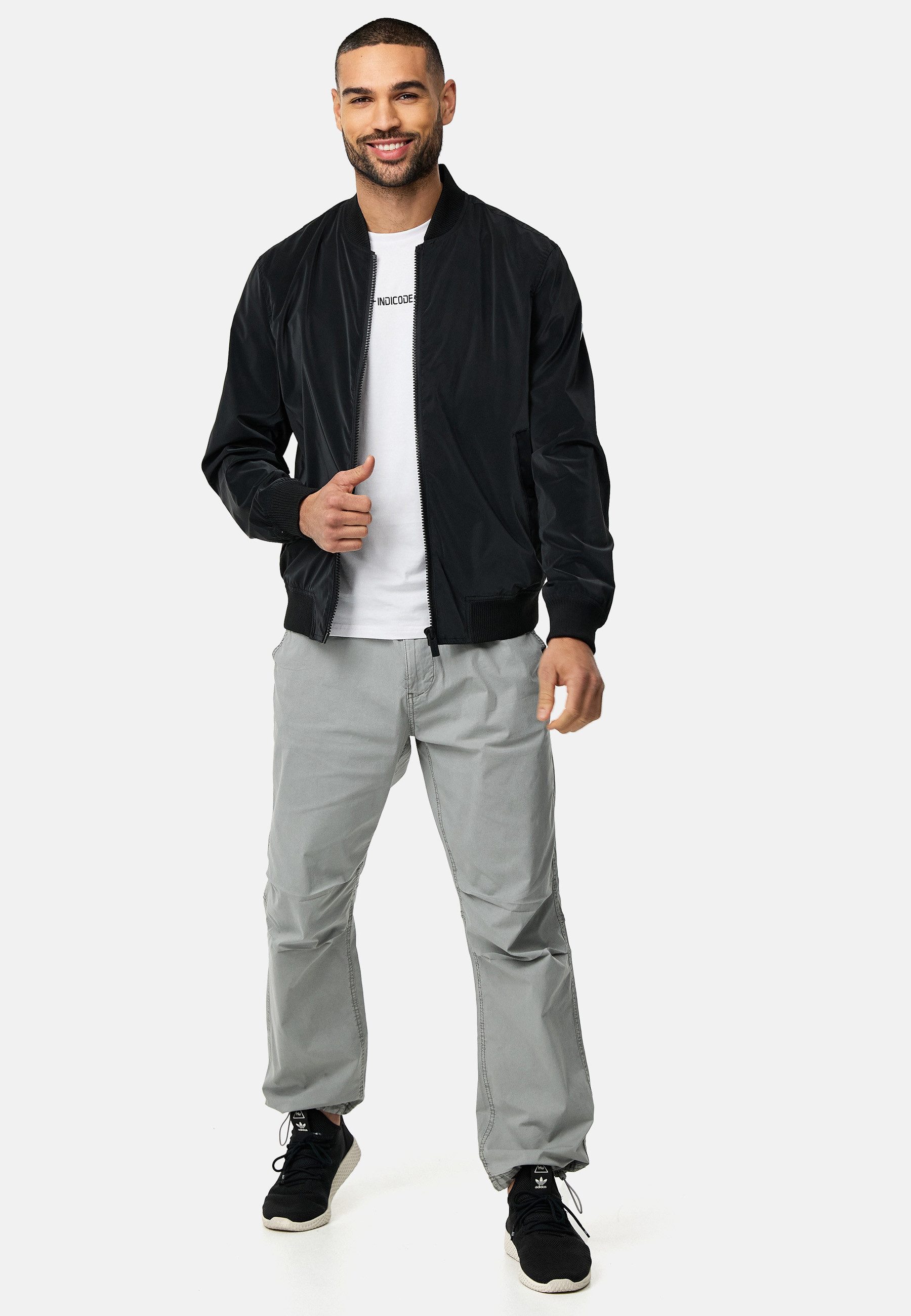 Indicode Sommerjacke Herren INIgnam Übergangsjacke Herrenjacke mit klassischer Bomberjacken-Silhouette