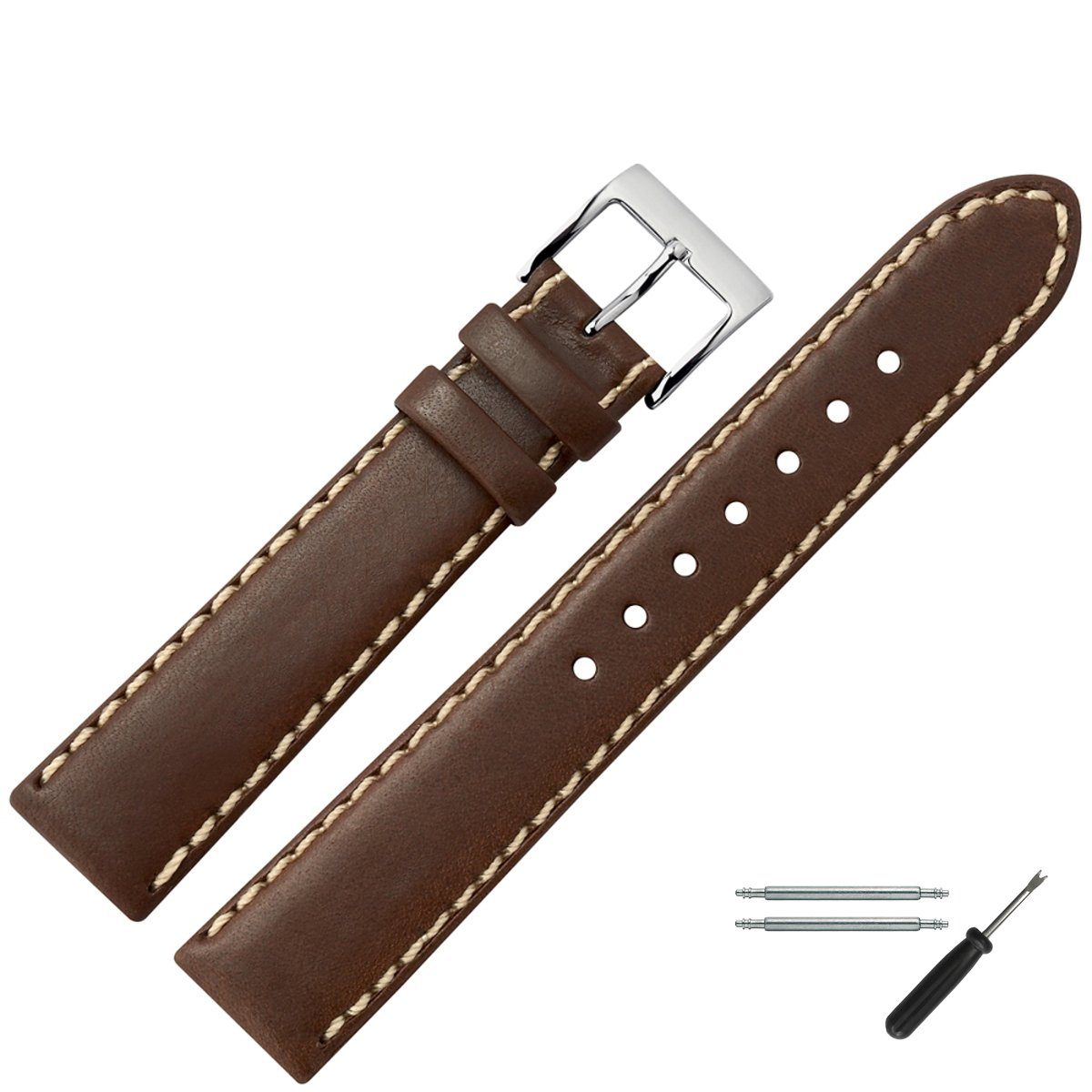 Uhrenarmband 24mm Leder