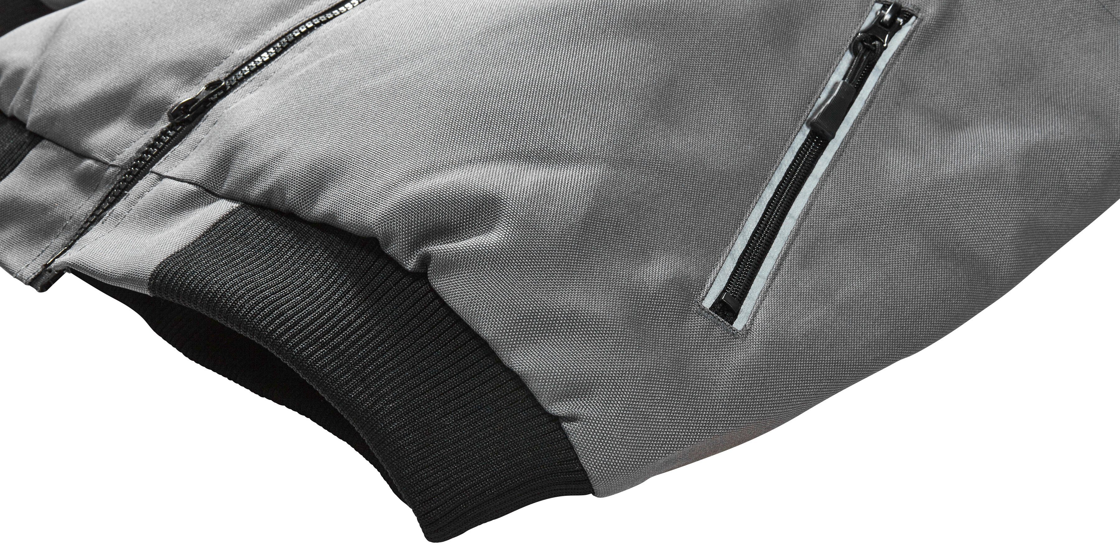 safety& grau-schwarz more Extreme Reflexelemente Arbeitsjacke