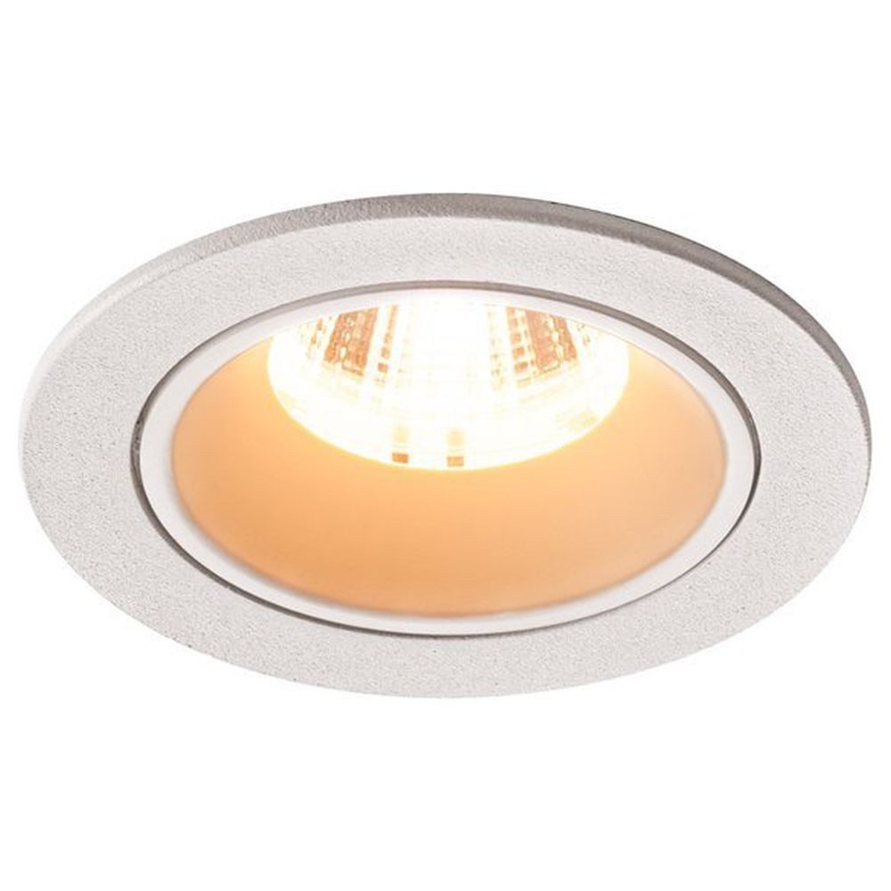 SLV Einbauleuchte LED Einbaustrahler Numinos in Weiß 8,6W 720lm 2700K 40°, LED