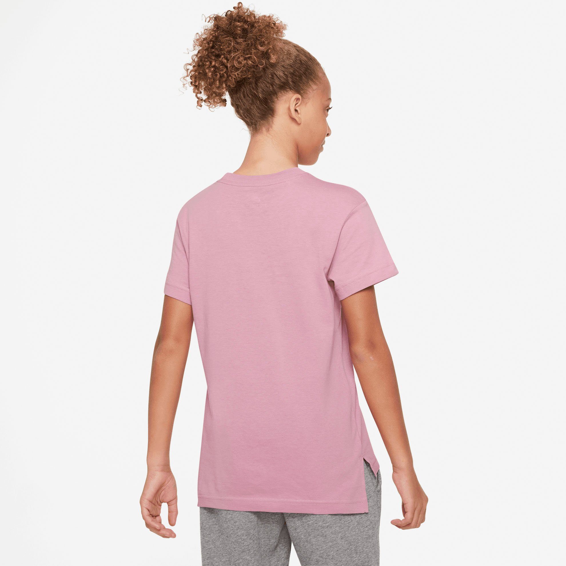 T-Shirt ELEMENTAL Nike Sportswear PINK/WHITE Kids' Big T-Shirt